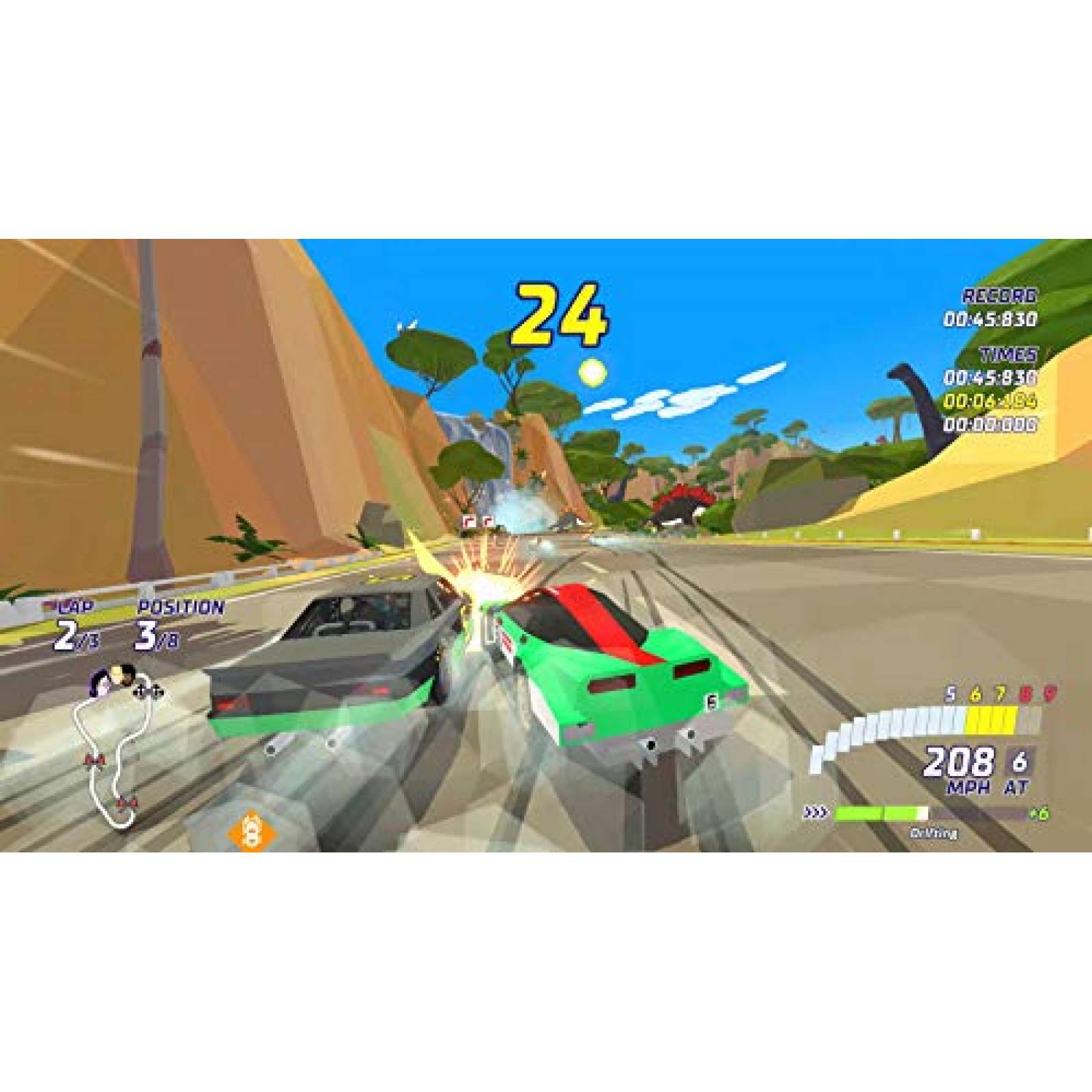Videojuegos Curve Digital Hotshot Racing Nintendo Switch