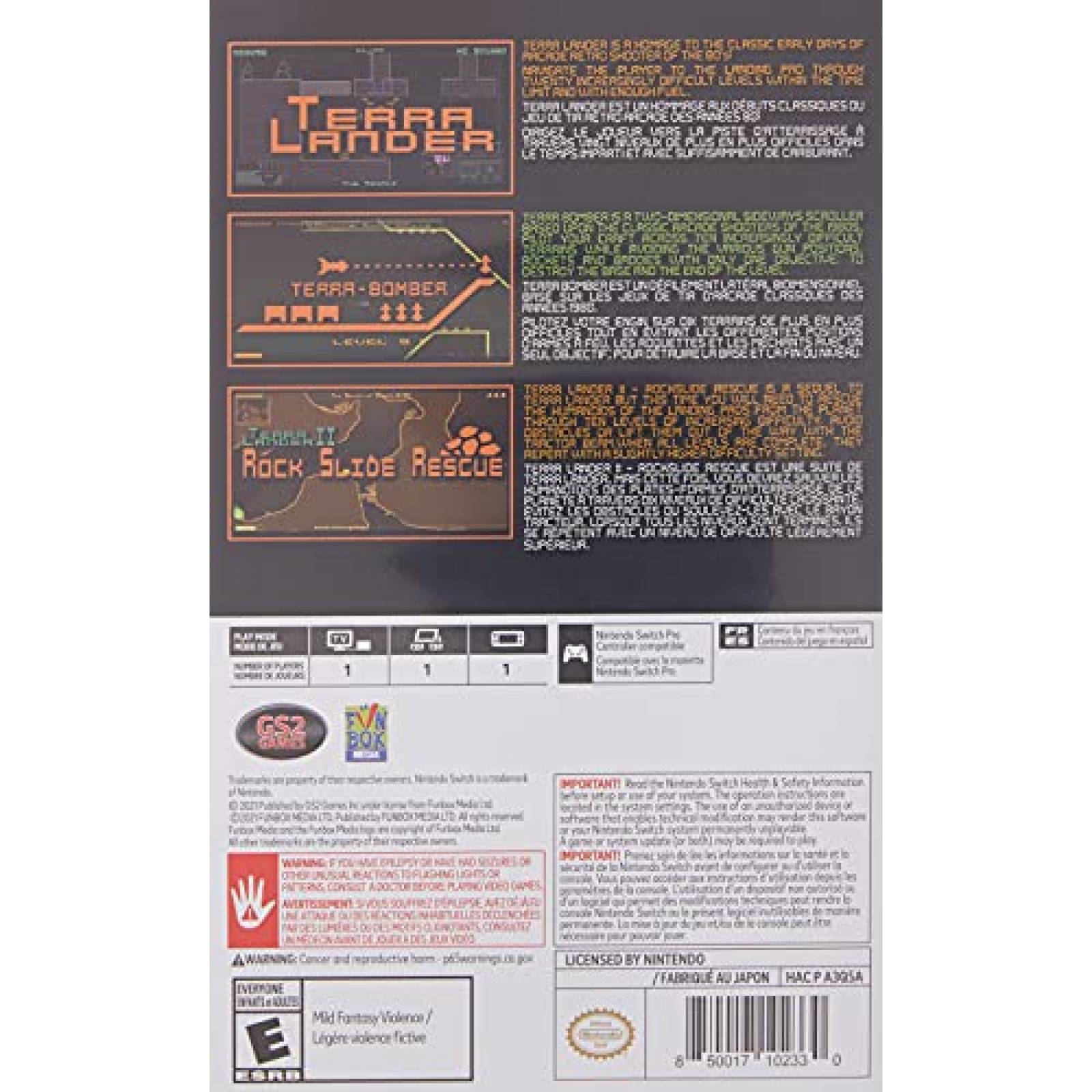 Videojuego GS2 Games Terra Trilogy para Nintendo Switch