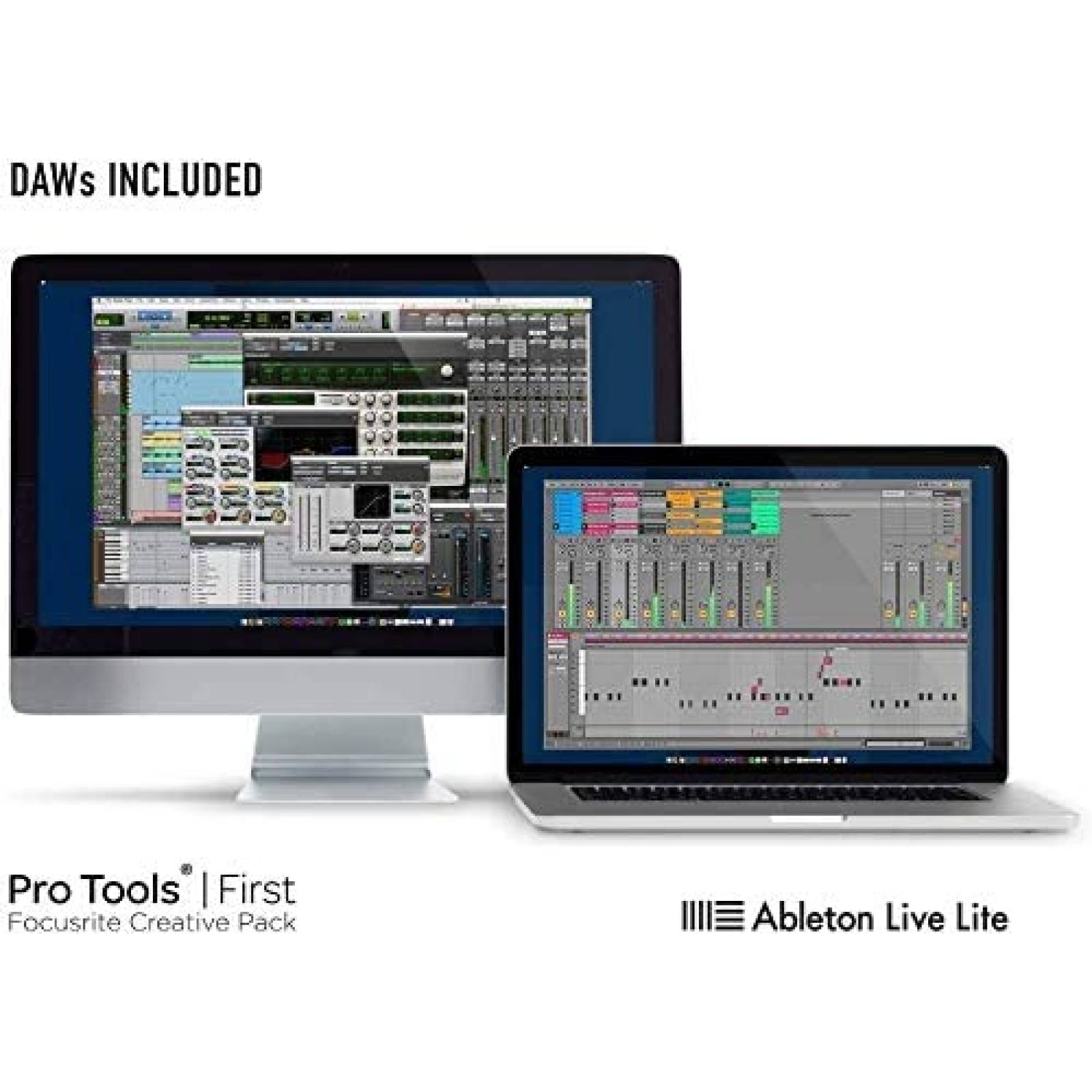 Interfaz de Audio Focusrite Scarlett 2x2 con Mic y Audifonos