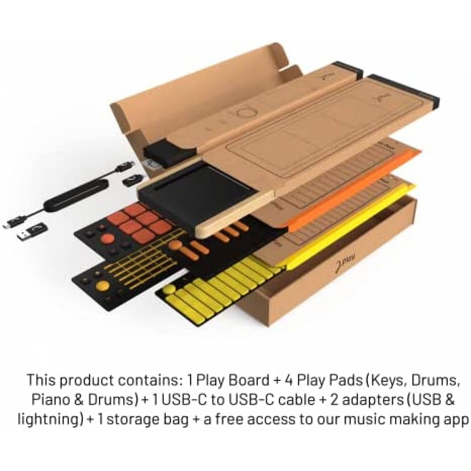 Instrumento Digital Joue Play 4 en 1 Portatil -Fuego