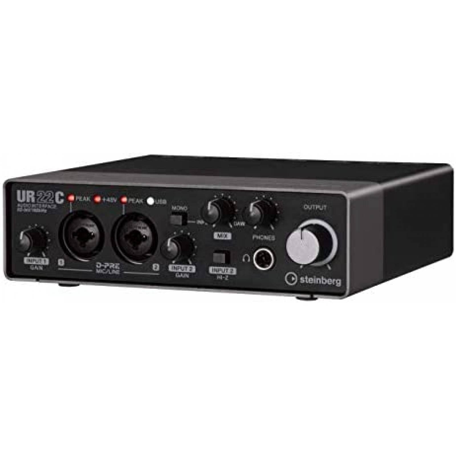 Interfaz de Audio Steinberg UR22C Cubase AI y LE -Negro