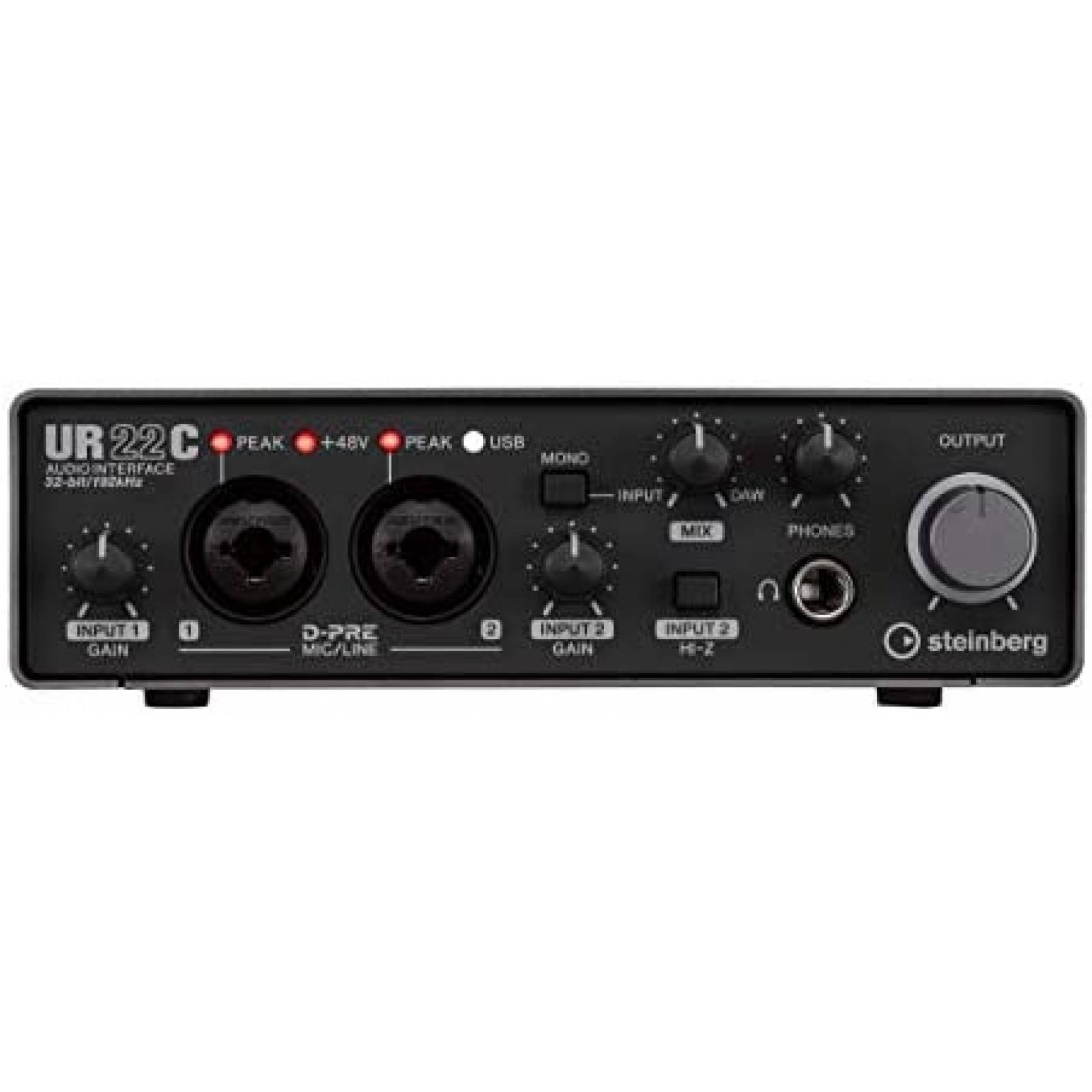 Interfaz de Audio Steinberg UR22C Cubase AI y LE -Negro