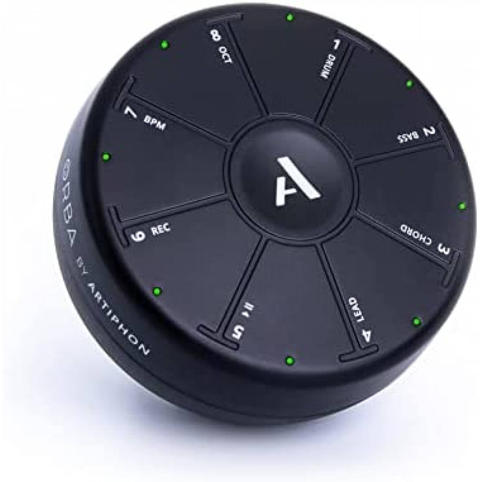 Controlador MIDI Artiphon Orba Synth Looper Musica -Negro