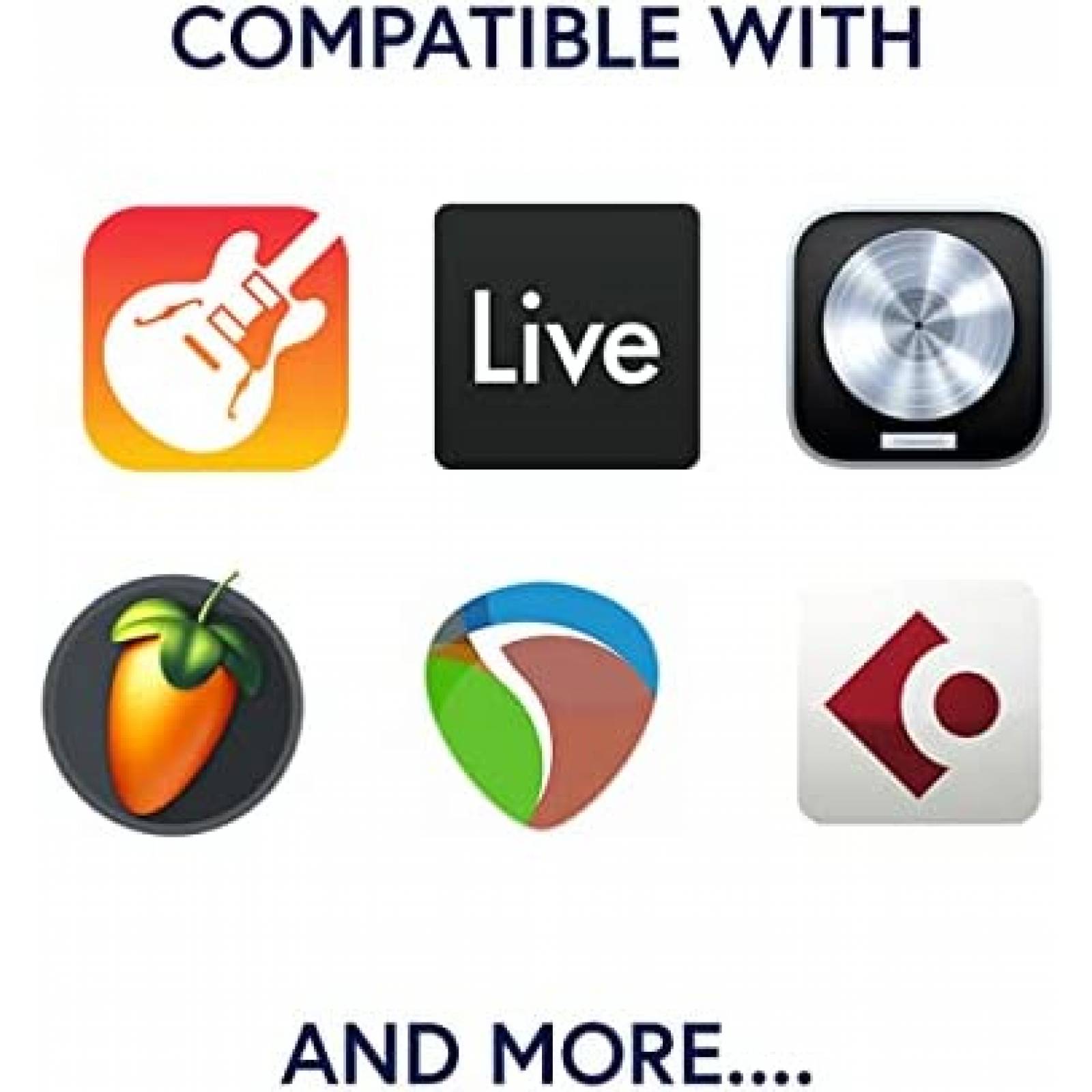 Controlador MIDI Artiphon Orba Synth Looper Musica -Negro