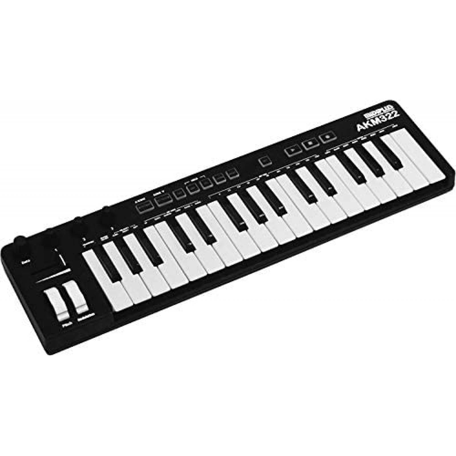 Controlador MIDI midiplus AKM322 de 32 Teclas -Negro
