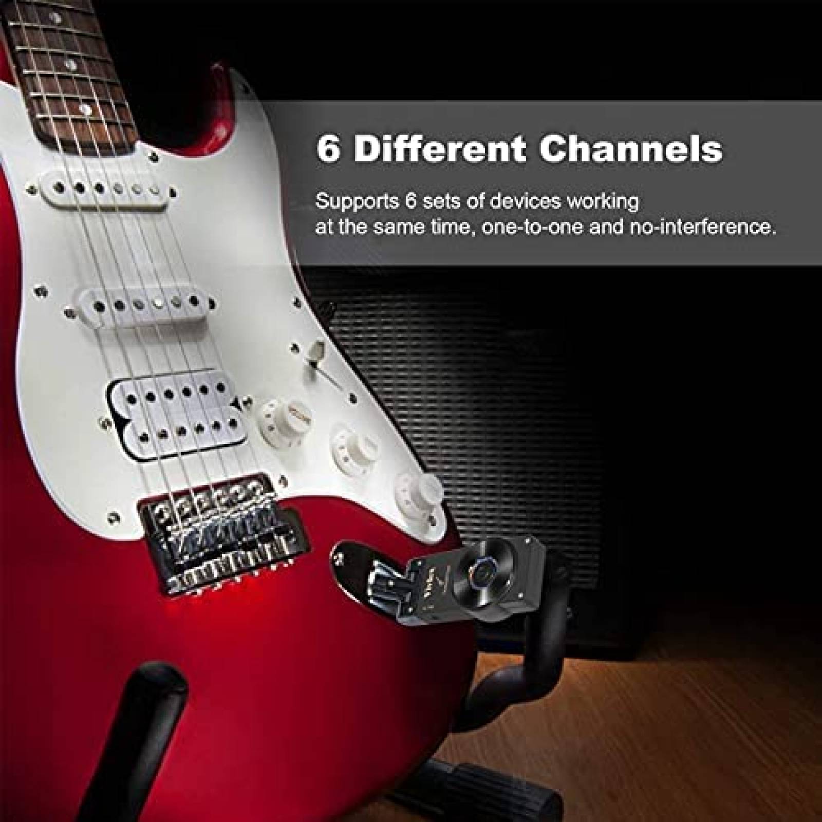 Sistema inalambrico de guitarra Vivlex transmisor y receptor