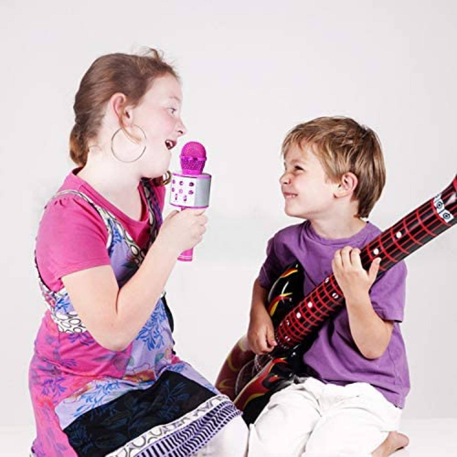 MIcrofono Bluetooth Keyian de Karaoke para Niños -Rosa