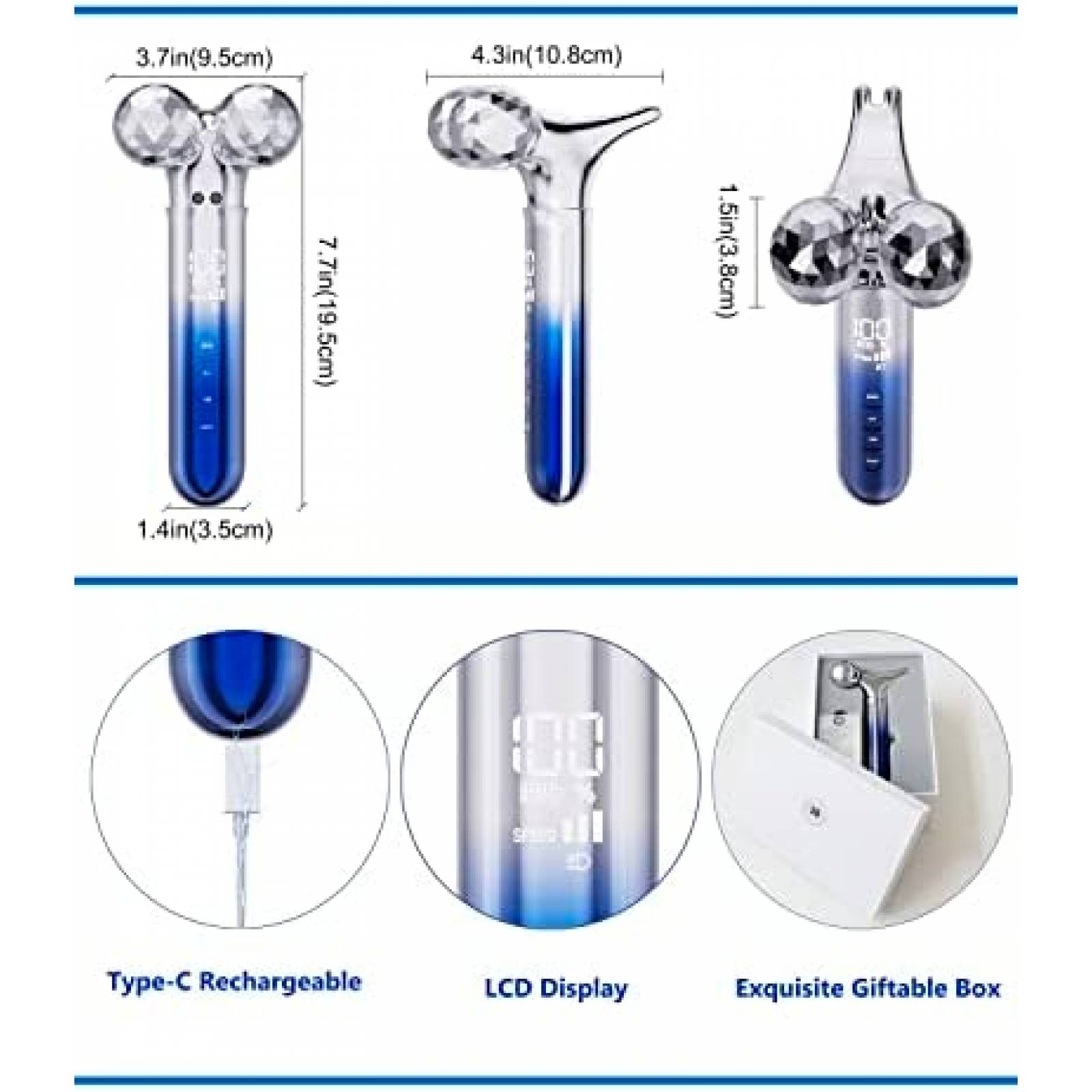 Masajeador de Microcorriente Flyhorse para Cara y Cuello