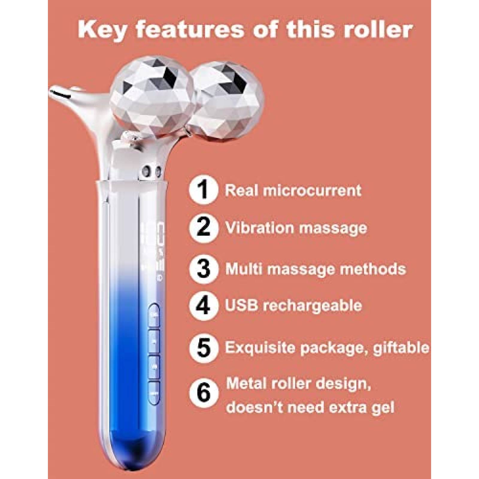 Masajeador de Microcorriente Flyhorse para Cara y Cuello