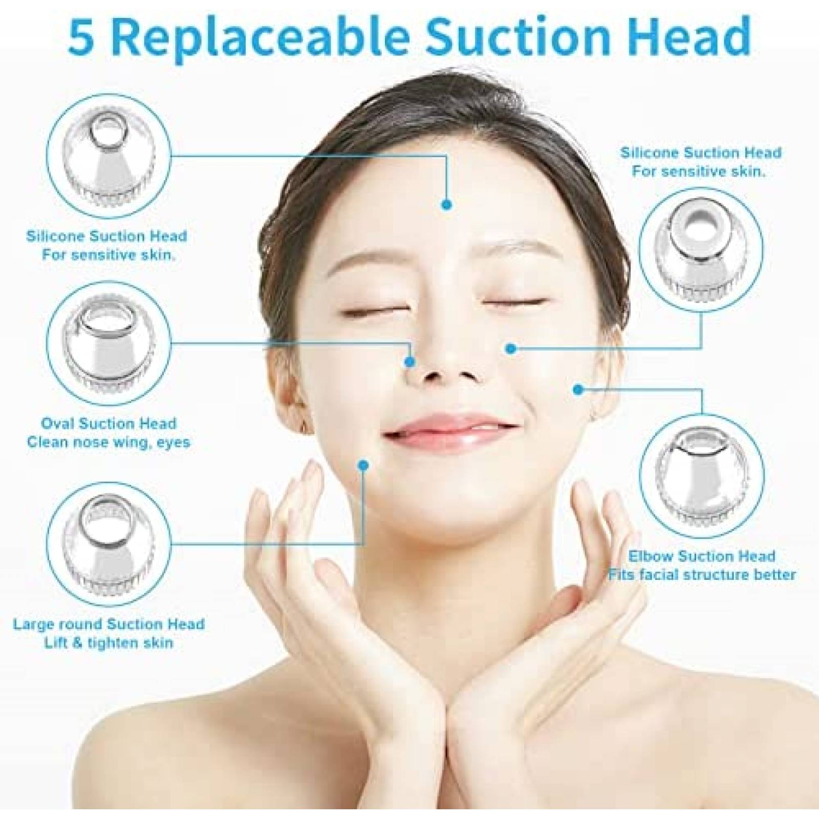 Removedor de Espinillas DANGZW 5 Direfentes Cabezales Blanco