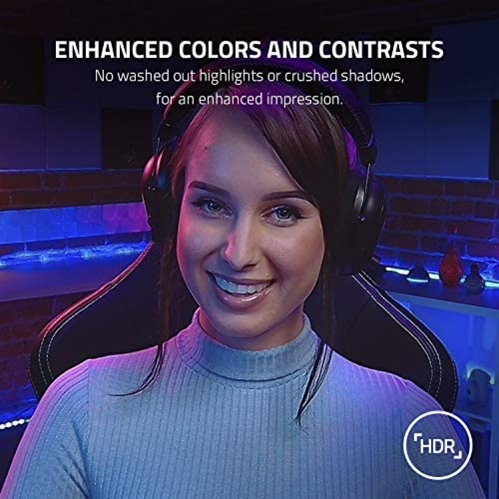 Kit de Streaming Razer Kiyo Pro, V2 Pro Webcam Microfono Luz