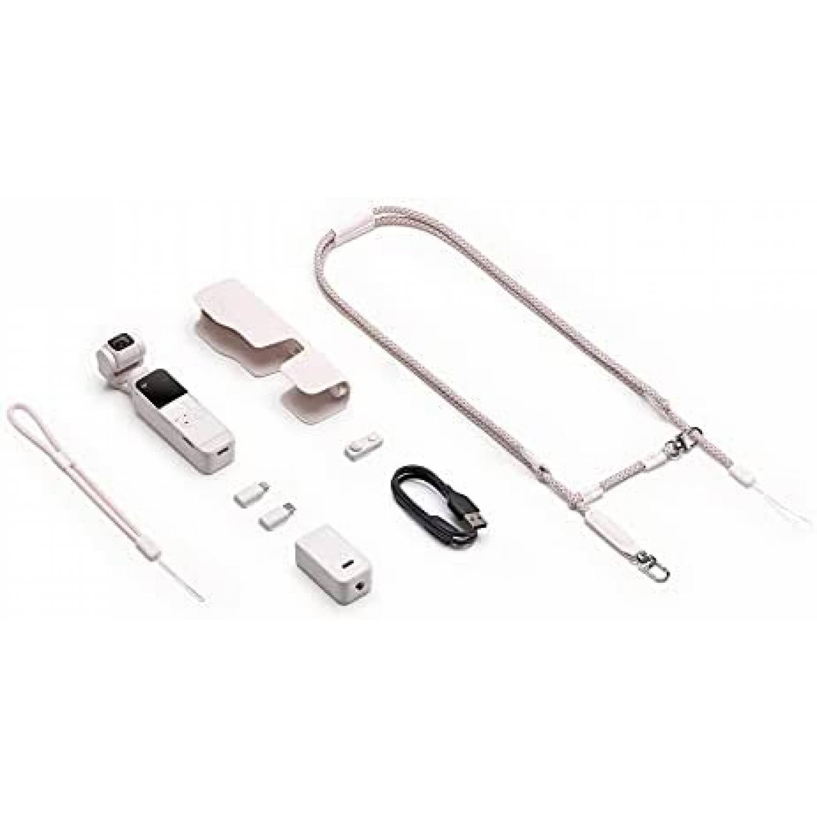 Kit Camara DJI Pocket 2 Vlogging 4k 64MP -Blanco