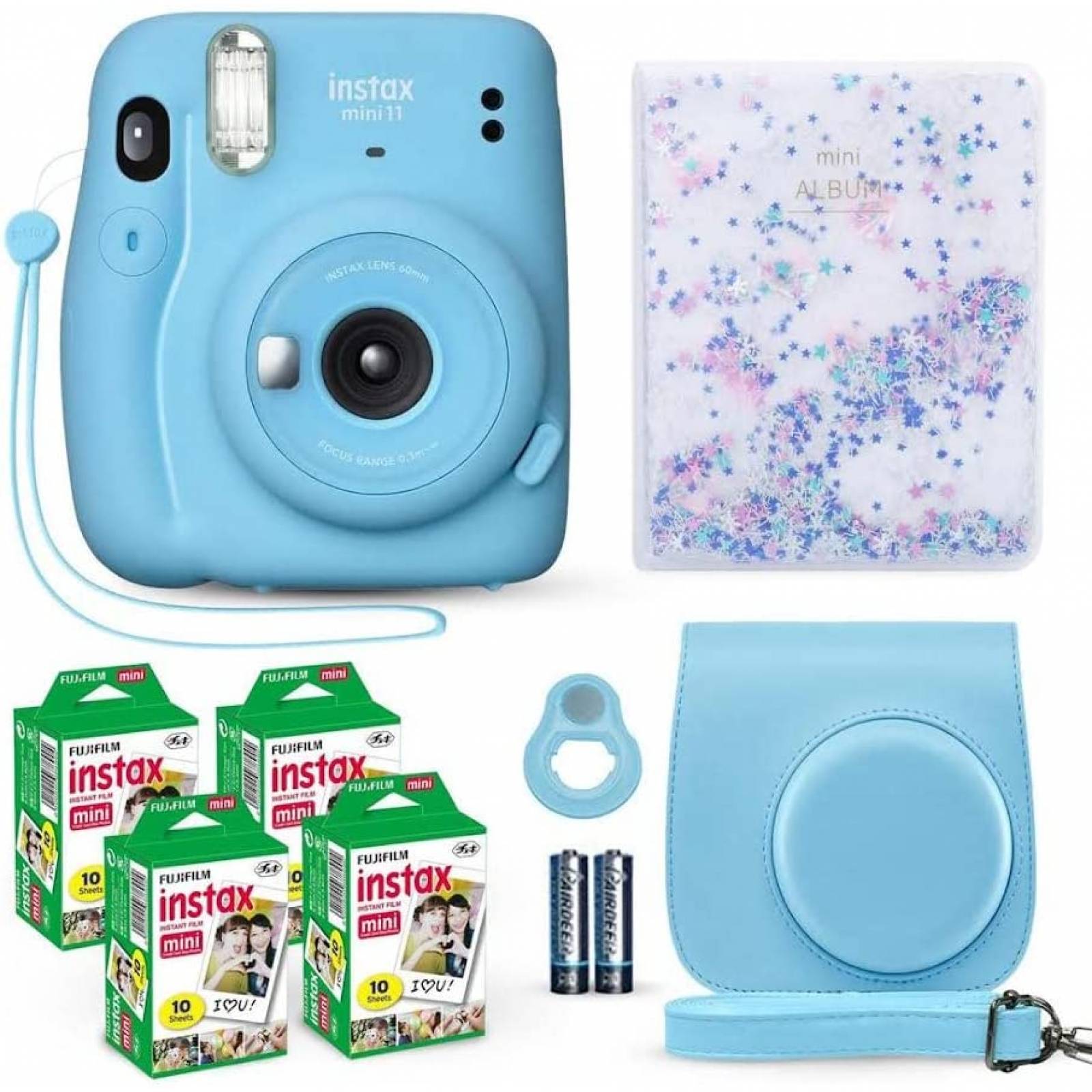 Camara Fujifilm Instax Mini 11 con Accesorios -Azul