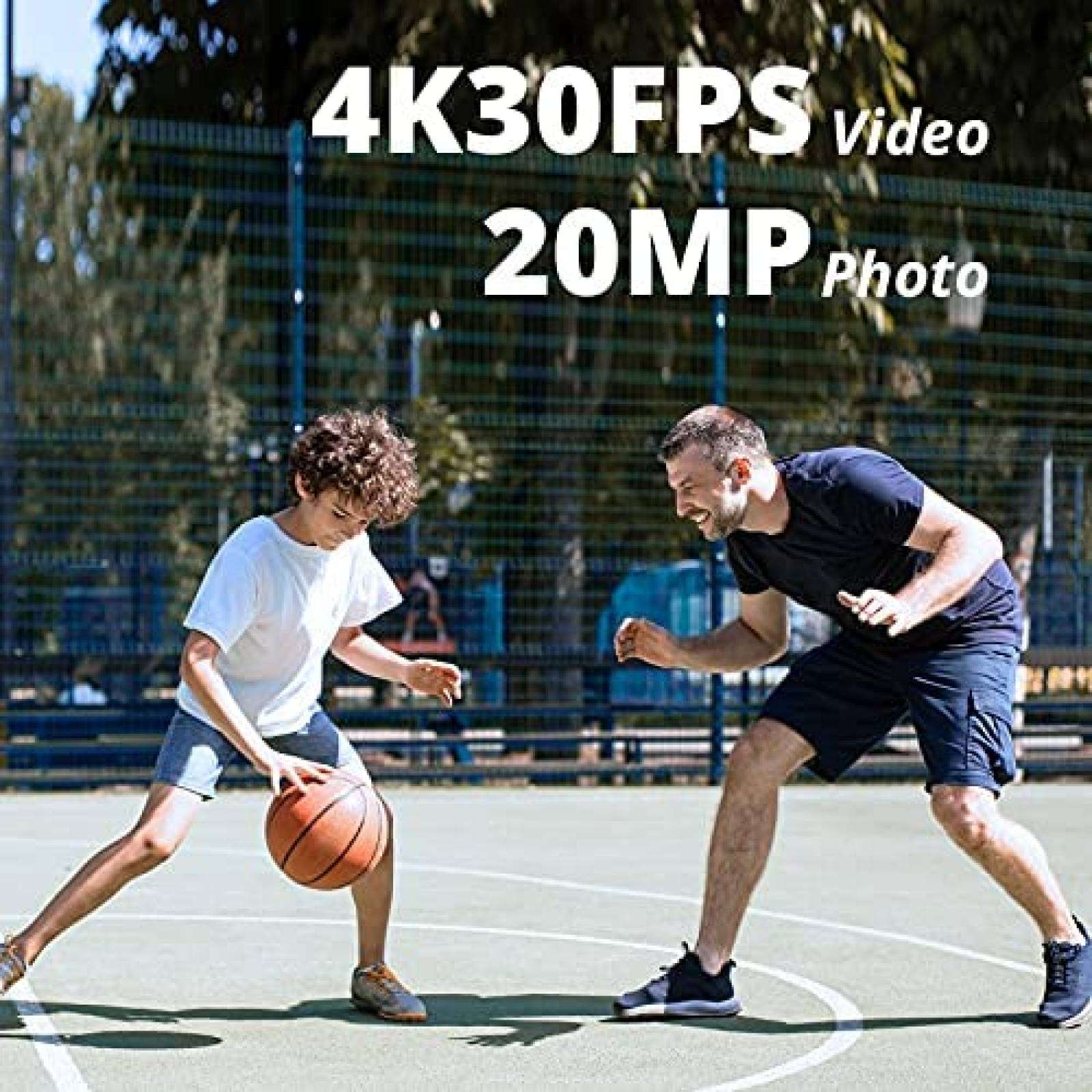 Camara Accion AKASO Brave 4 Pro 4K 30 FPS Prueba Agua -Negro