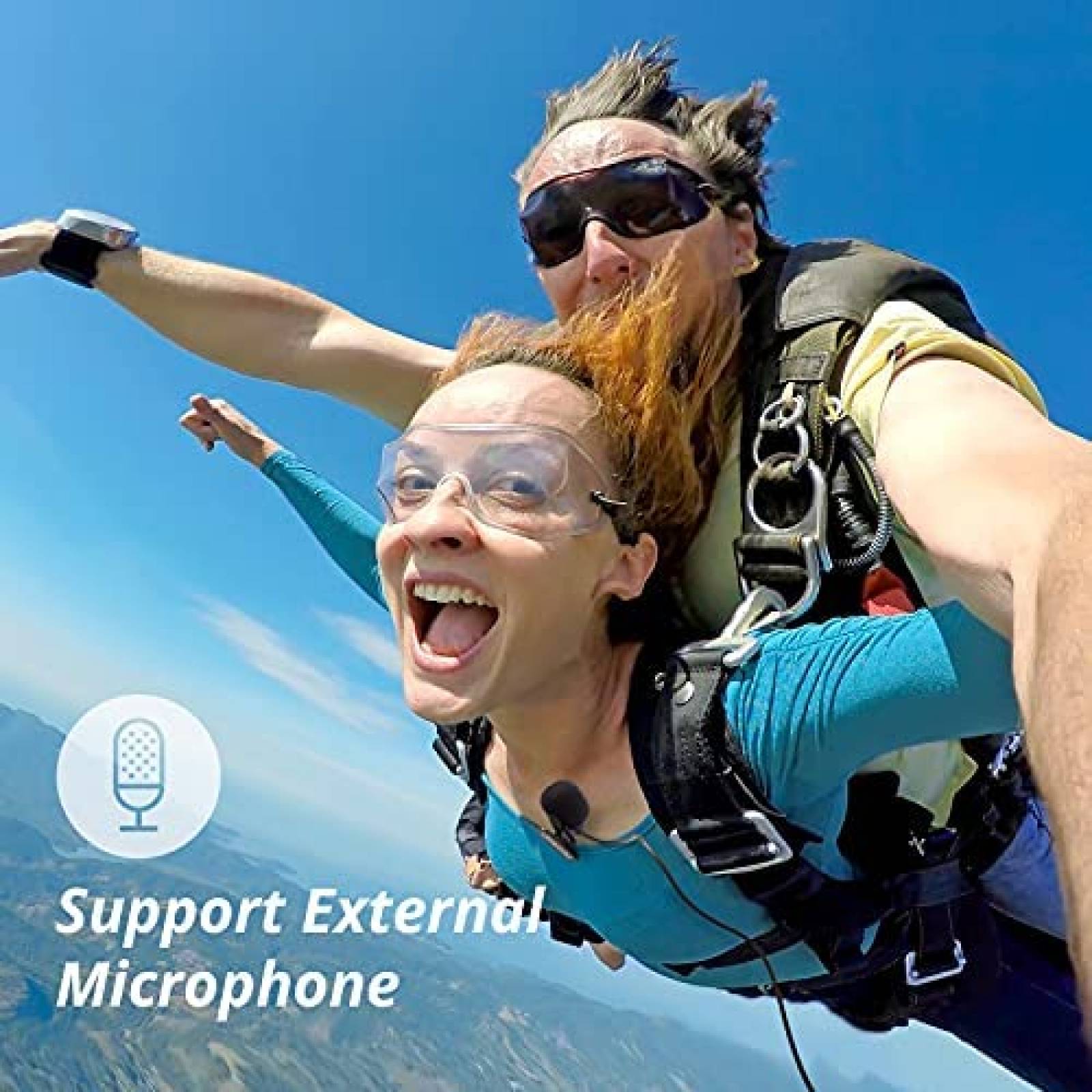 Camara Accion AKASO Brave 4 Pro 4K 30 FPS Prueba Agua -Negro