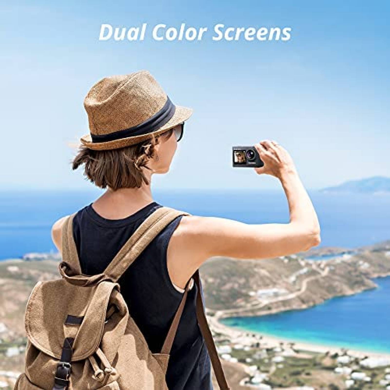 Camara Accion AKASO Brave 4 Pro 4K 30 FPS Prueba Agua -Negro