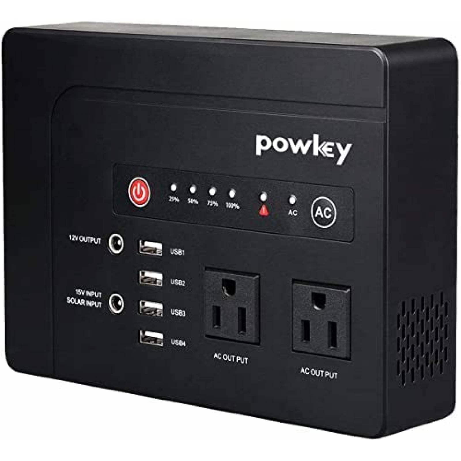Alimentador Portatil Powkey de 39600mAh/200W/146Wh -Negro