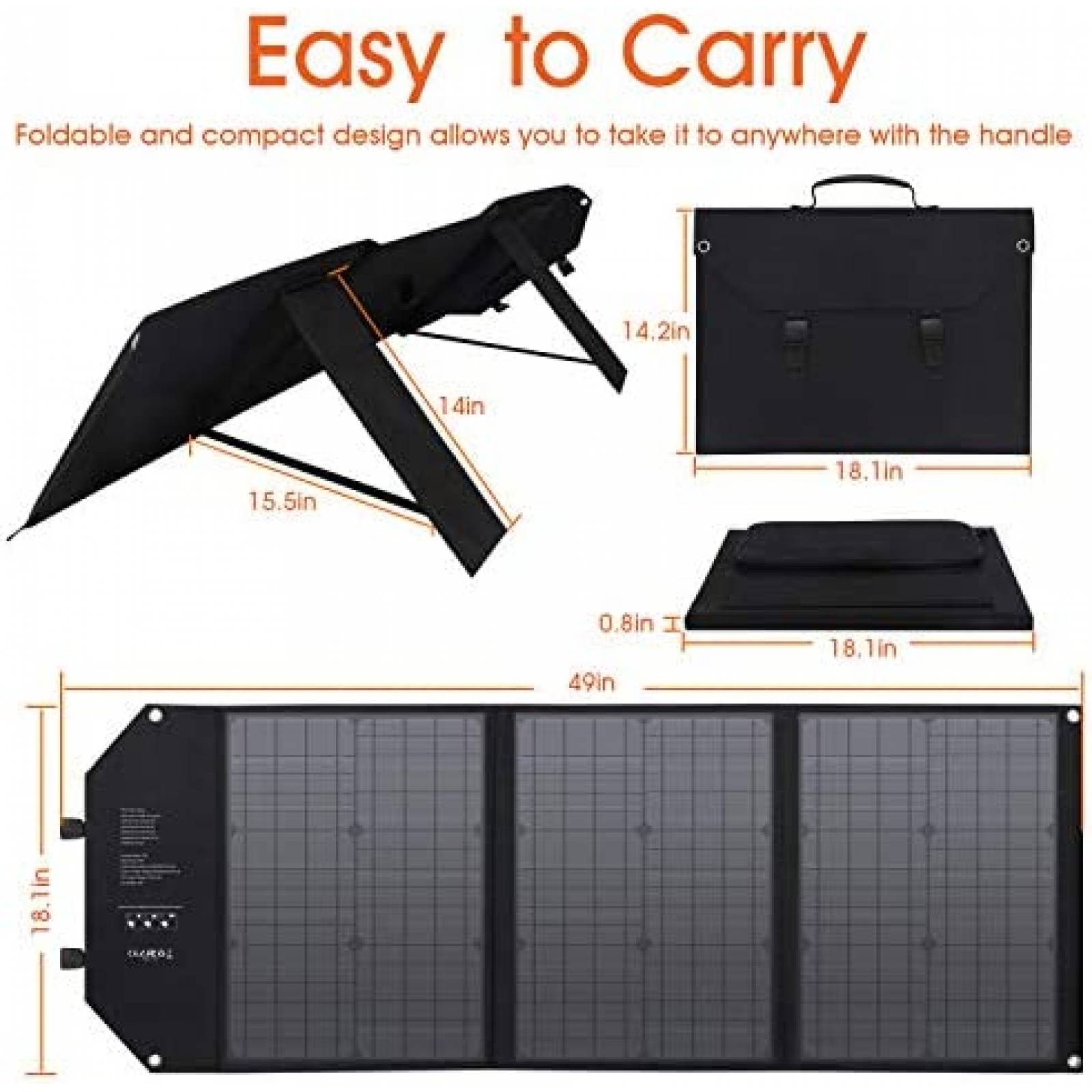 Alimentador Portatil Powkey de 39600mAh/200W/146Wh -Negro