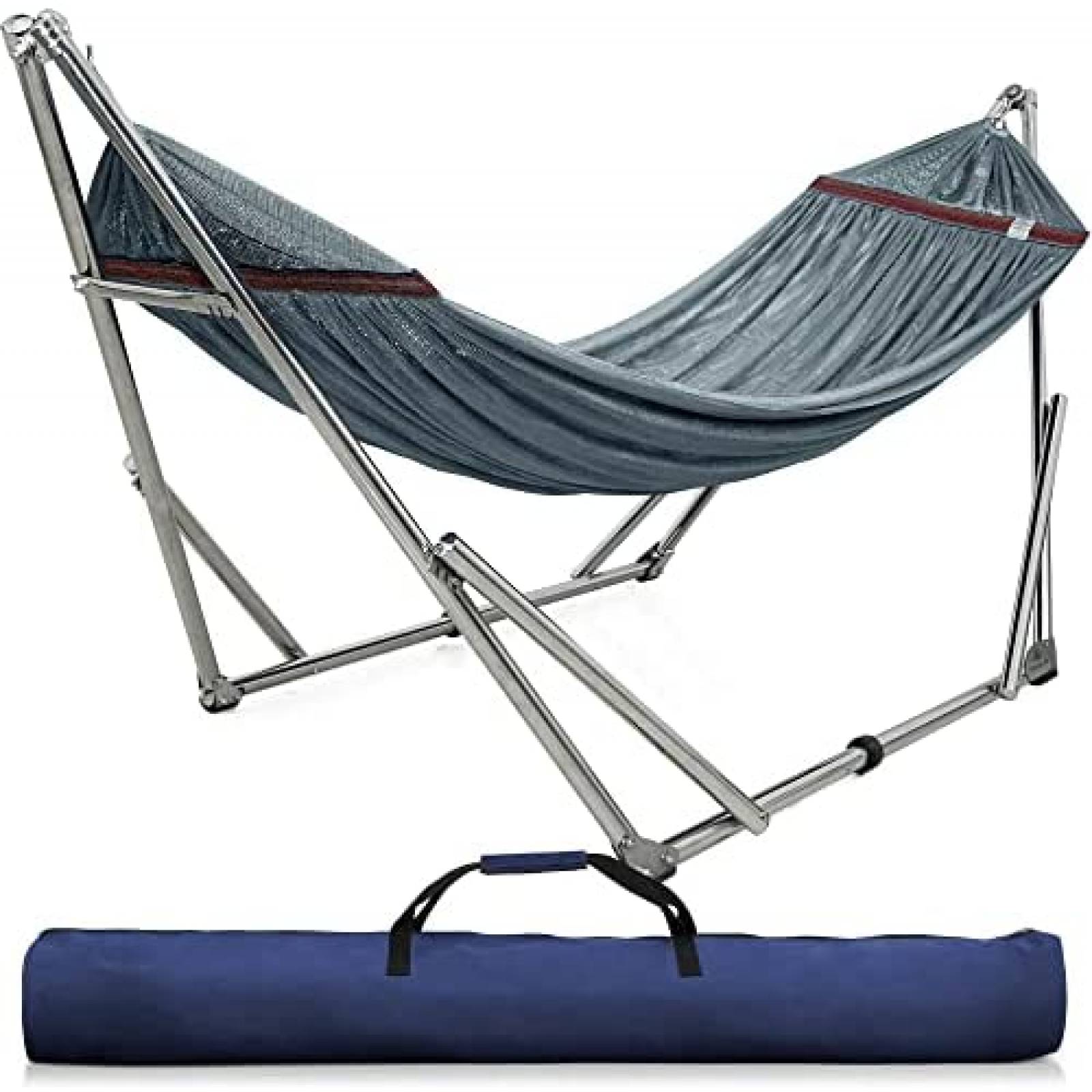 Hamaca Pegable Tranquillo de Poliester de 2 Capas -Gris