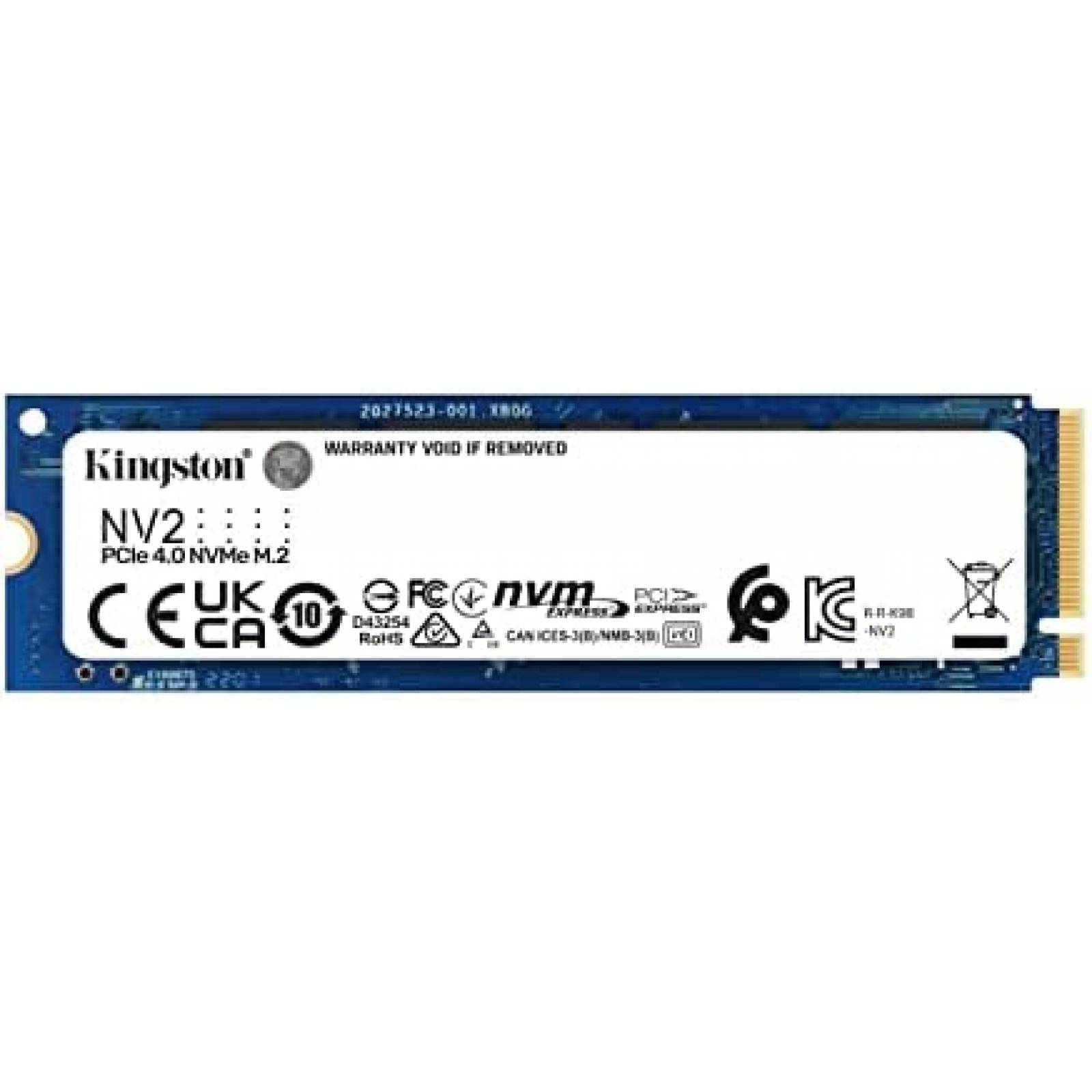 Disco Solido SSD Kingston NV2 2TB PCIe 4.0 M.2 2280 NVMe