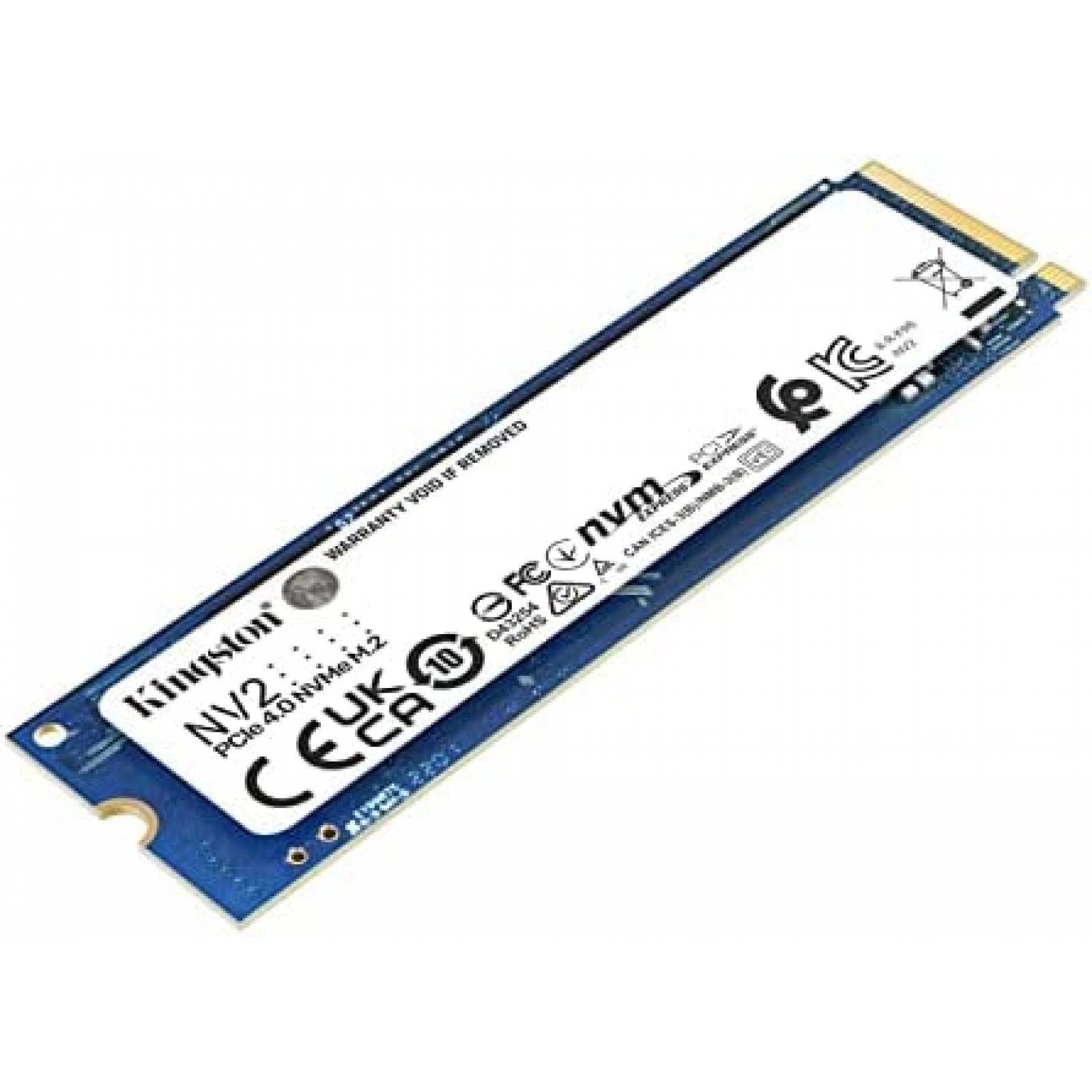 Disco Solido SSD Kingston NV2 2TB PCIe 4.0 M.2 2280 NVMe