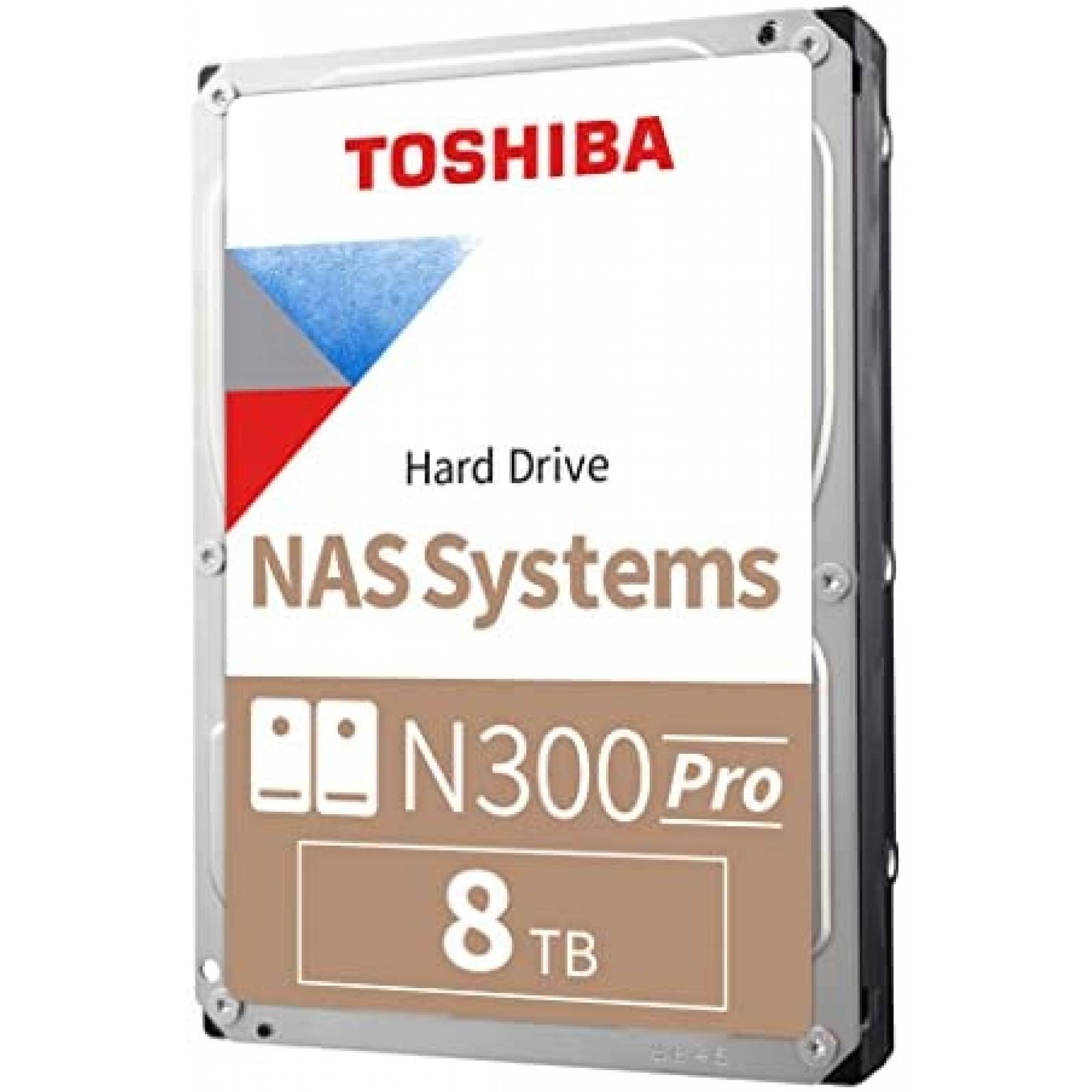 Disco Duro Interno Toshiba N300 PRO 8TB SATA 6 GB/s 7200 RPM