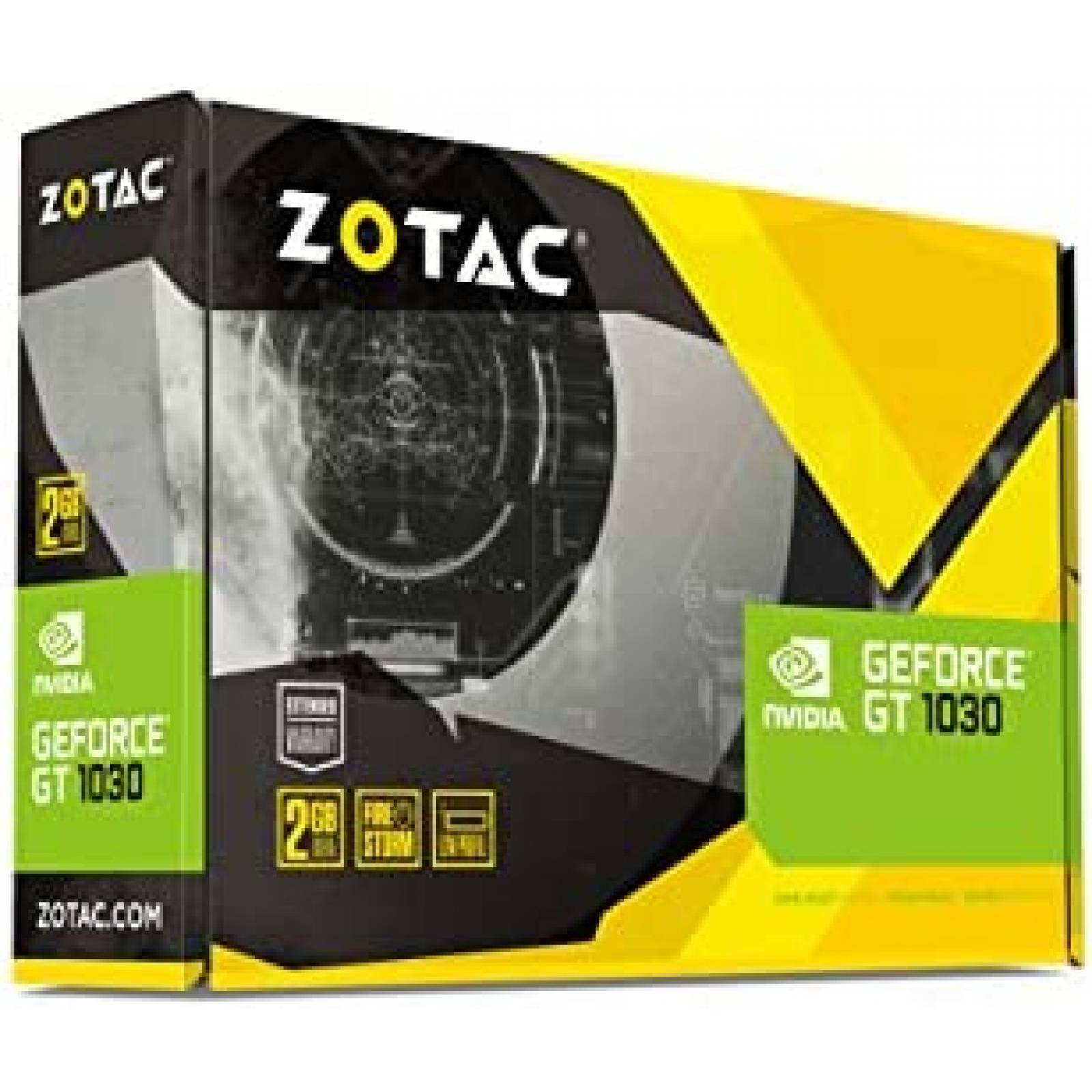 Tarjeta Grafica Zotac GeForce GT 1030 2GB GDDR5 -Negro