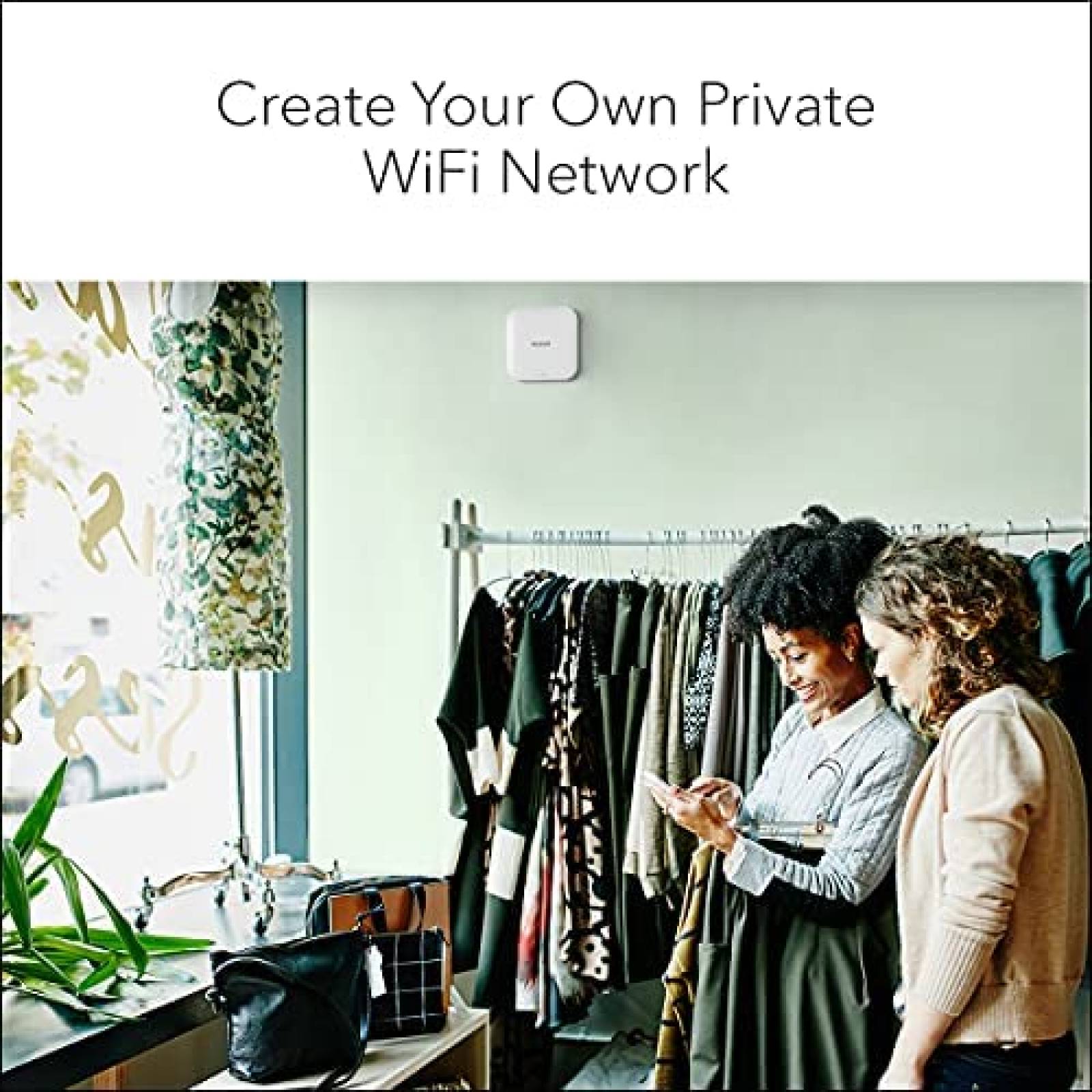 Punto de Acceso NETGEAR WiFi 6 PoE 2.5 802.11ax WPA3 -Blanco