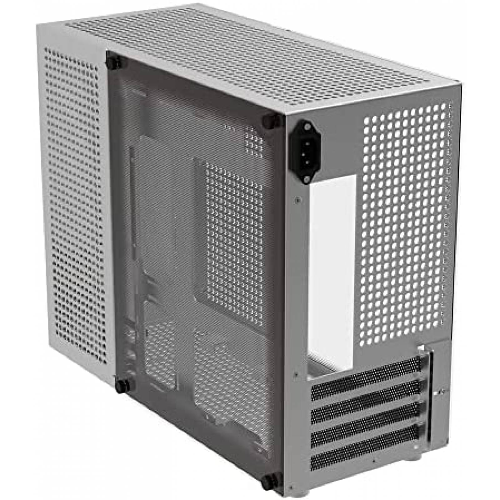 Gabinete PC KABIOU Resistente Vidrio Templado Gamer -Blanco