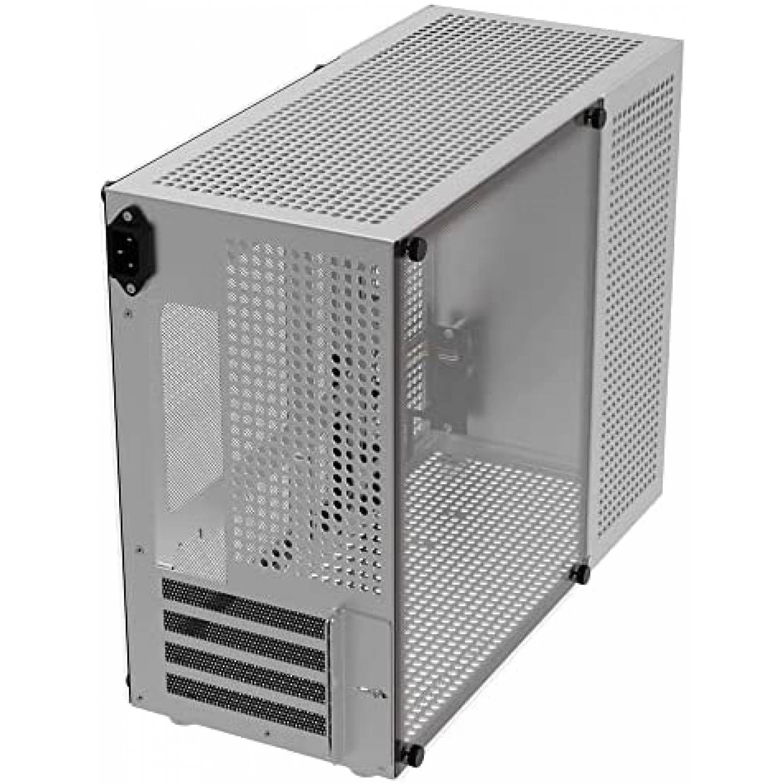 Gabinete PC KABIOU Resistente Vidrio Templado Gamer -Blanco