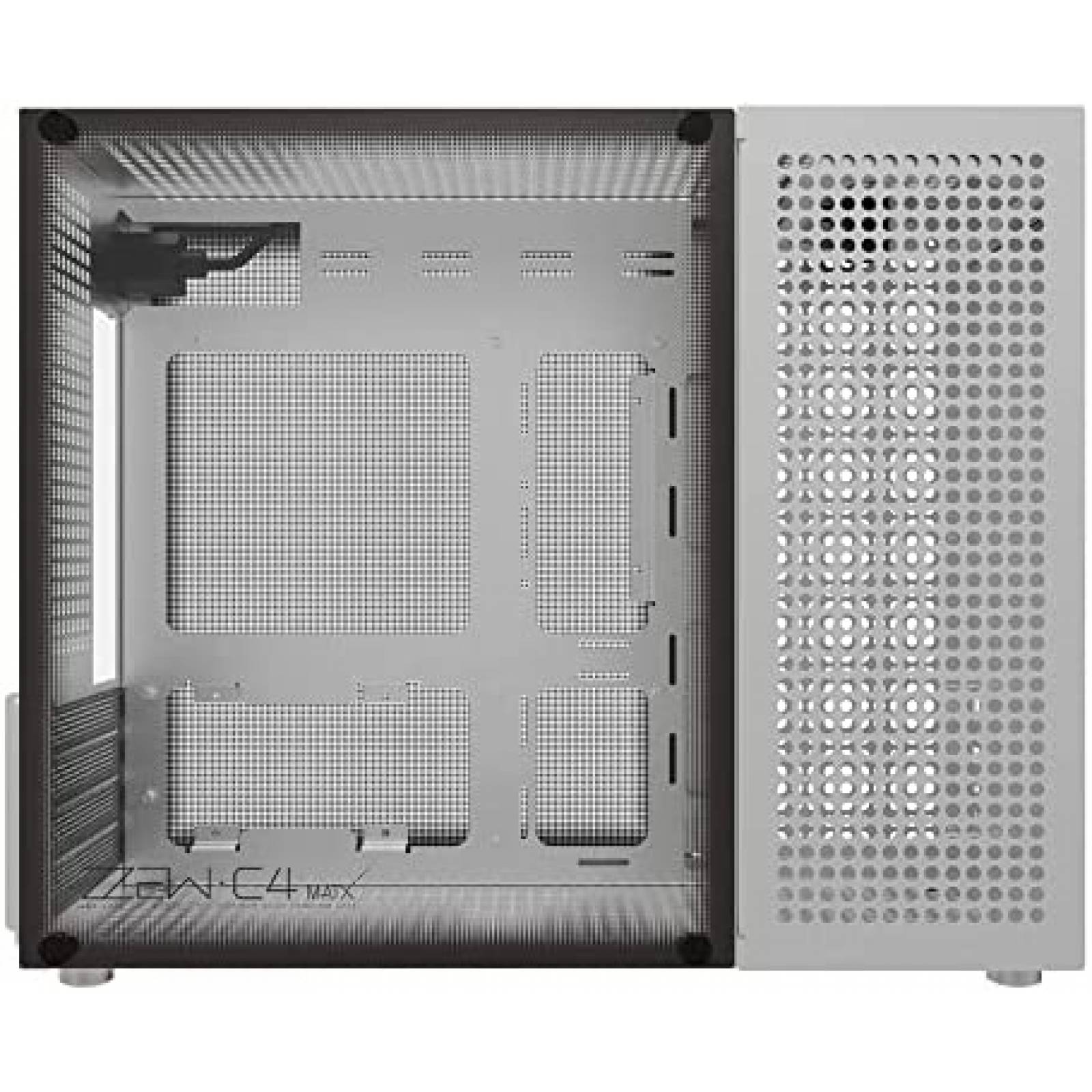 Gabinete PC KABIOU Resistente Vidrio Templado Gamer -Blanco