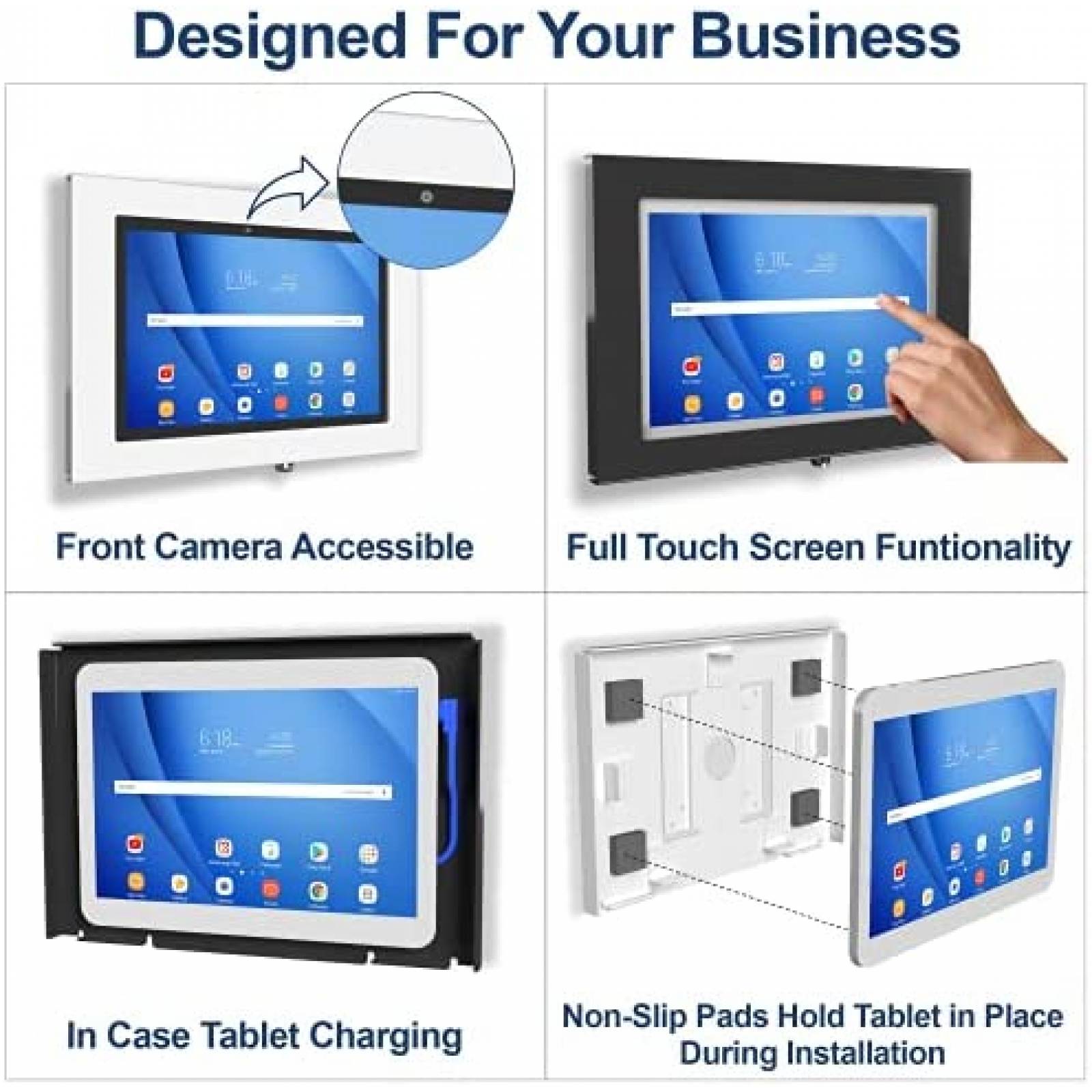 Funda Tablet TABcare de Pared Anti Robo Samsung Galaxy S7 S8