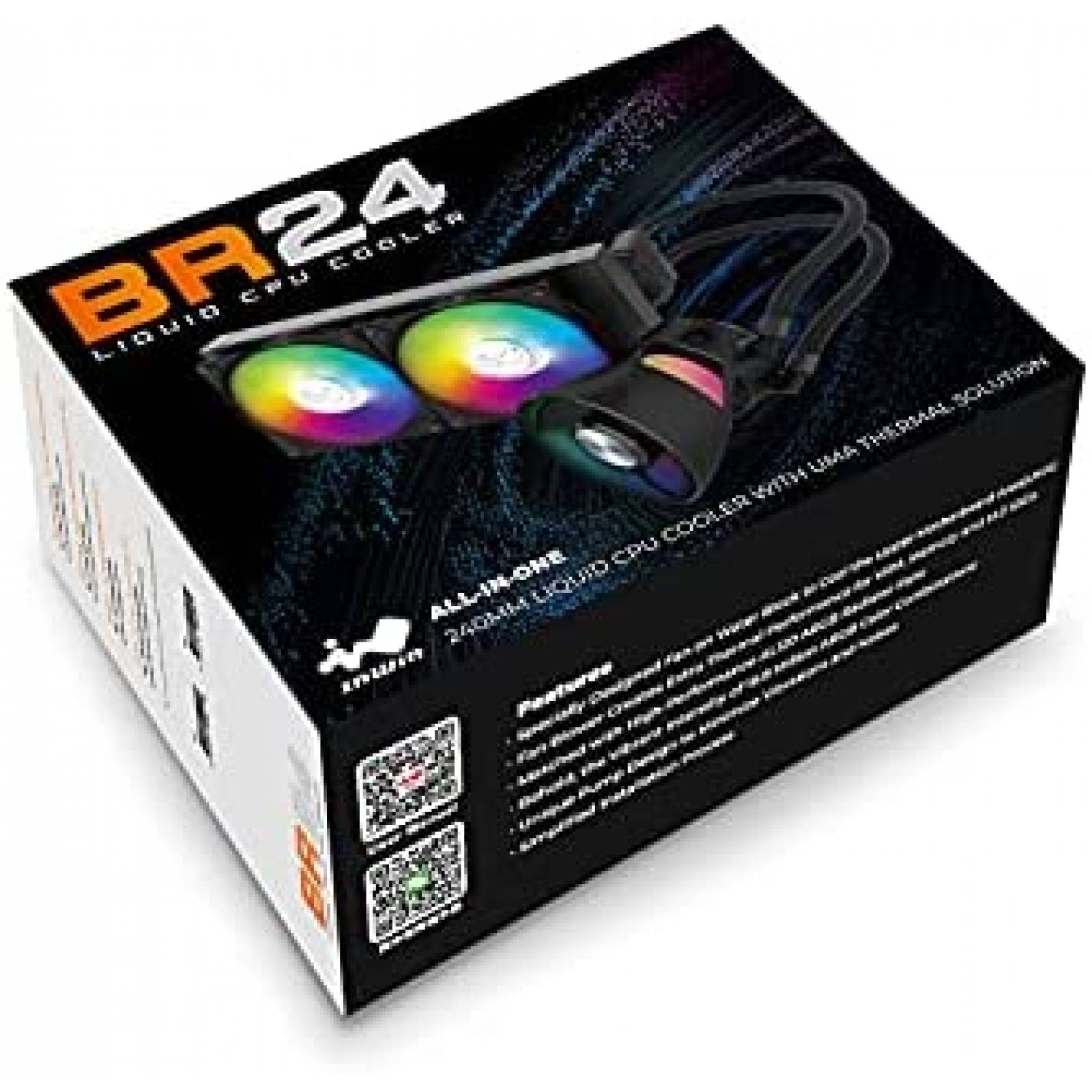 Enfriador Liquido De CPU IN WIN ARGB Para Intel/AMD -Negro