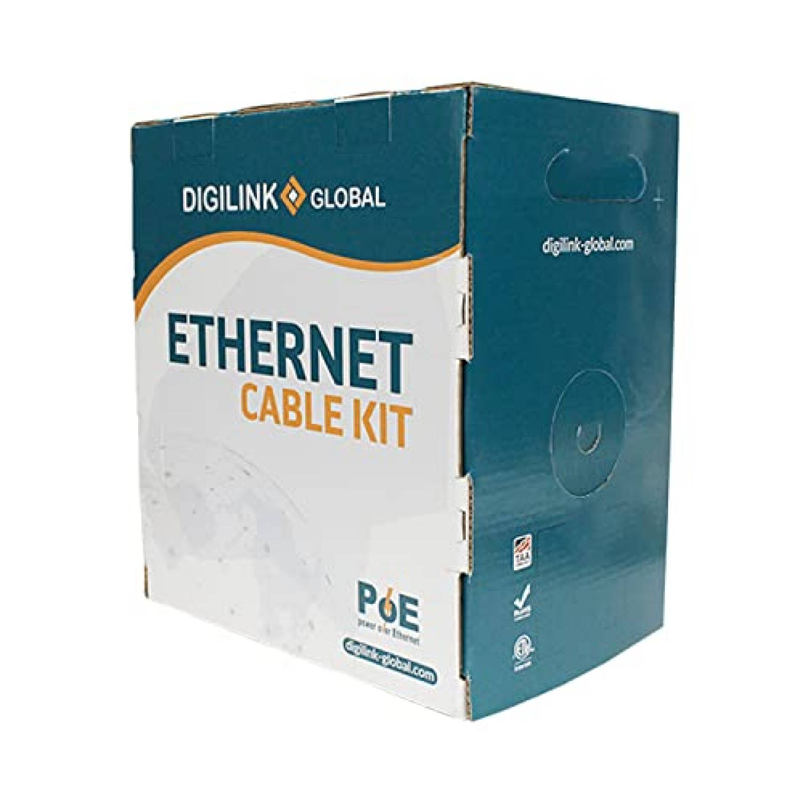 Kit Cable Ethernet Plenum Cat6A 99.9Mts + Herramientas -Neg