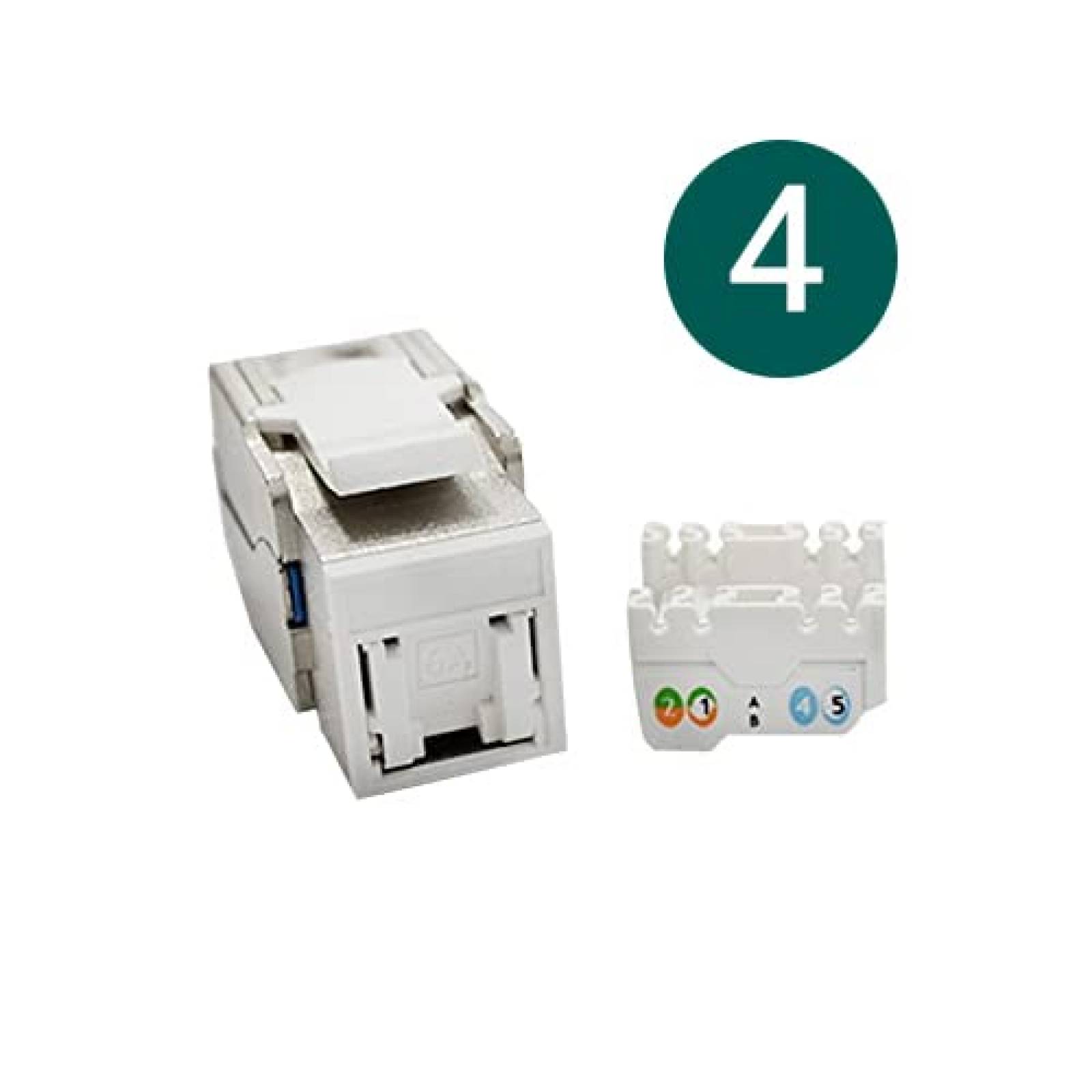 Kit Cable Ethernet Plenum Cat6A 99.9Mts + Herramientas -Neg