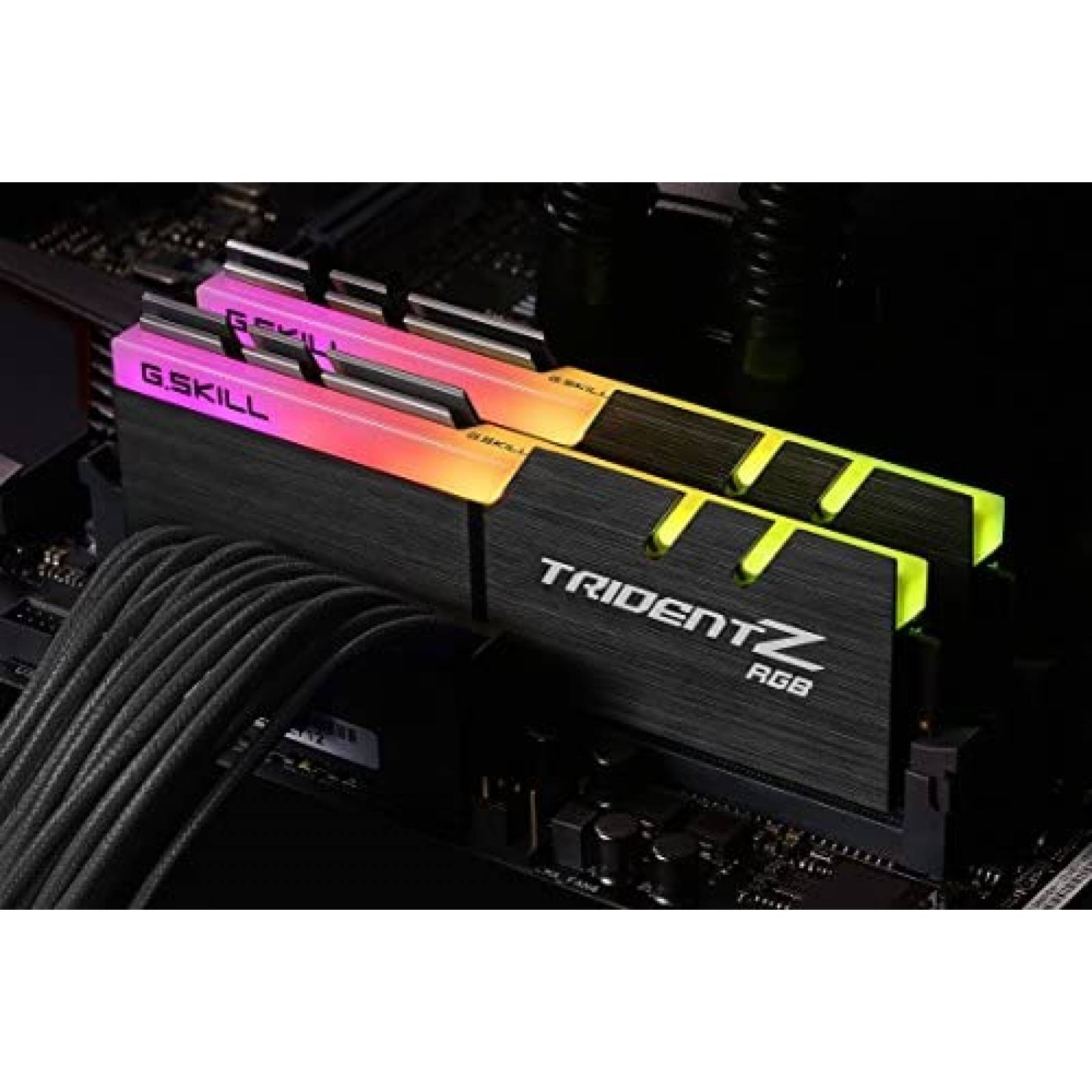 2 Memoria RAM G.Skill Trident Z RGB DDR4 8GB 3600MHz -Negro
