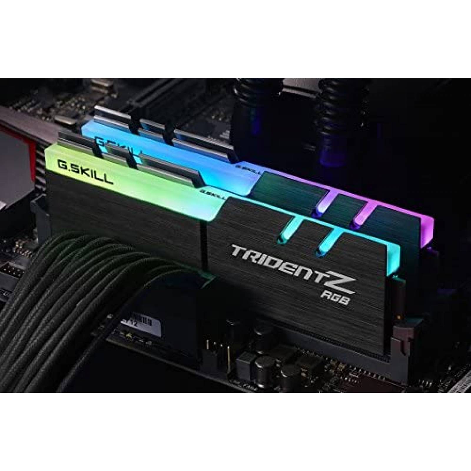 2 Memoria RAM G.Skill Trident Z RGB DDR4 8GB 3600MHz -Negro