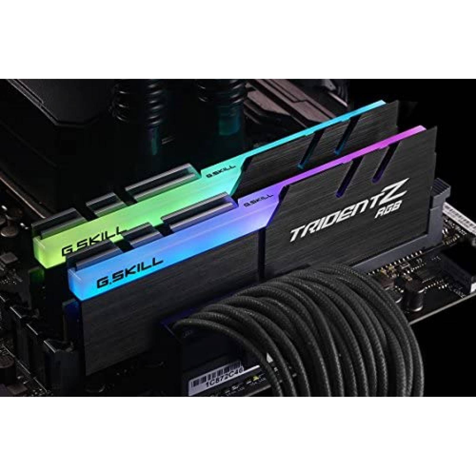 2 Memoria RAM G.Skill Trident Z RGB DDR4 8GB 3600MHz -Negro