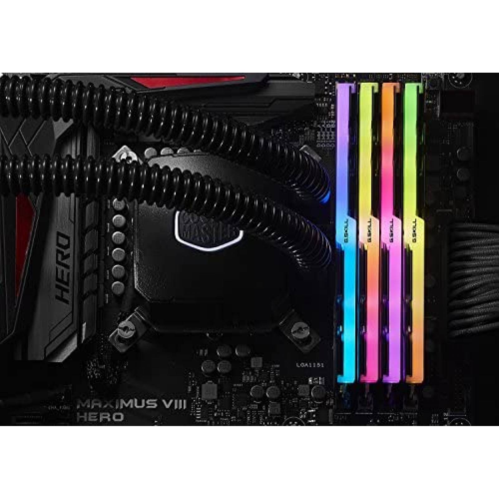 2 Memoria RAM G.Skill Trident Z RGB DDR4 8GB 3600MHz -Negro
