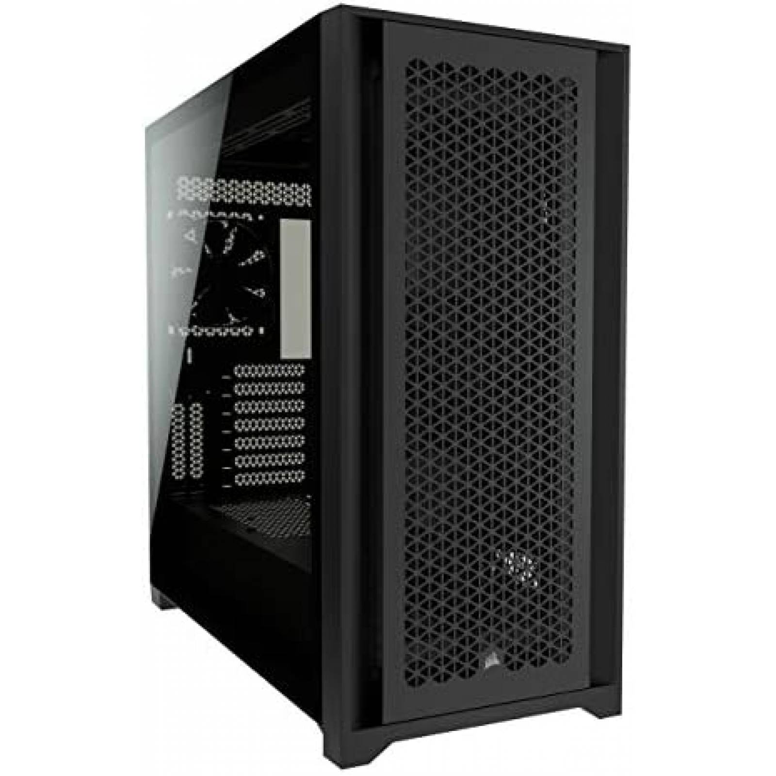 Gabinete PC CORSAIR Resistente Vidrio Templado -Negro