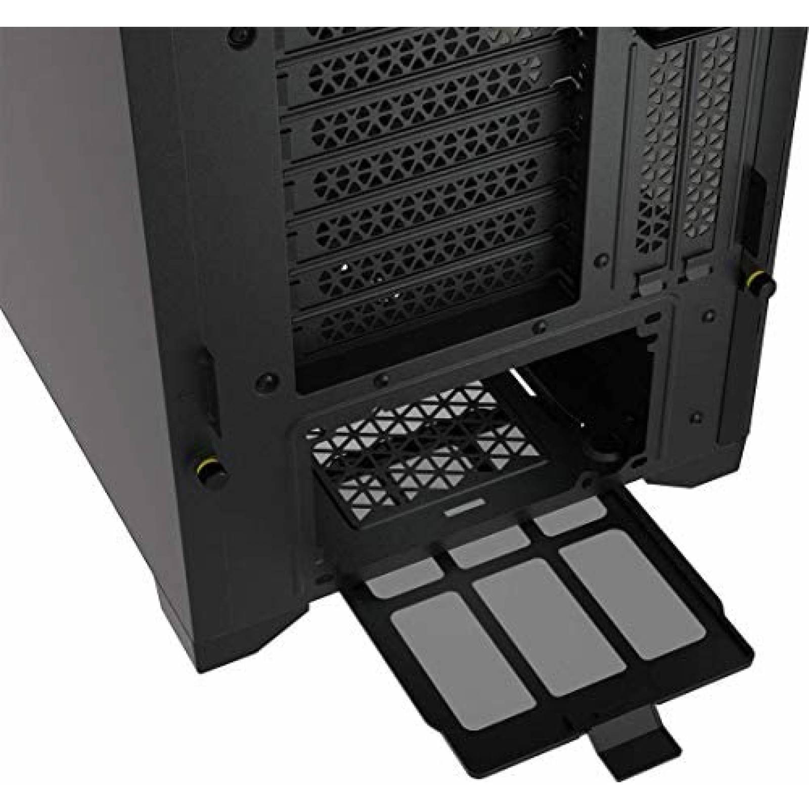 Gabinete PC CORSAIR Resistente Vidrio Templado -Negro