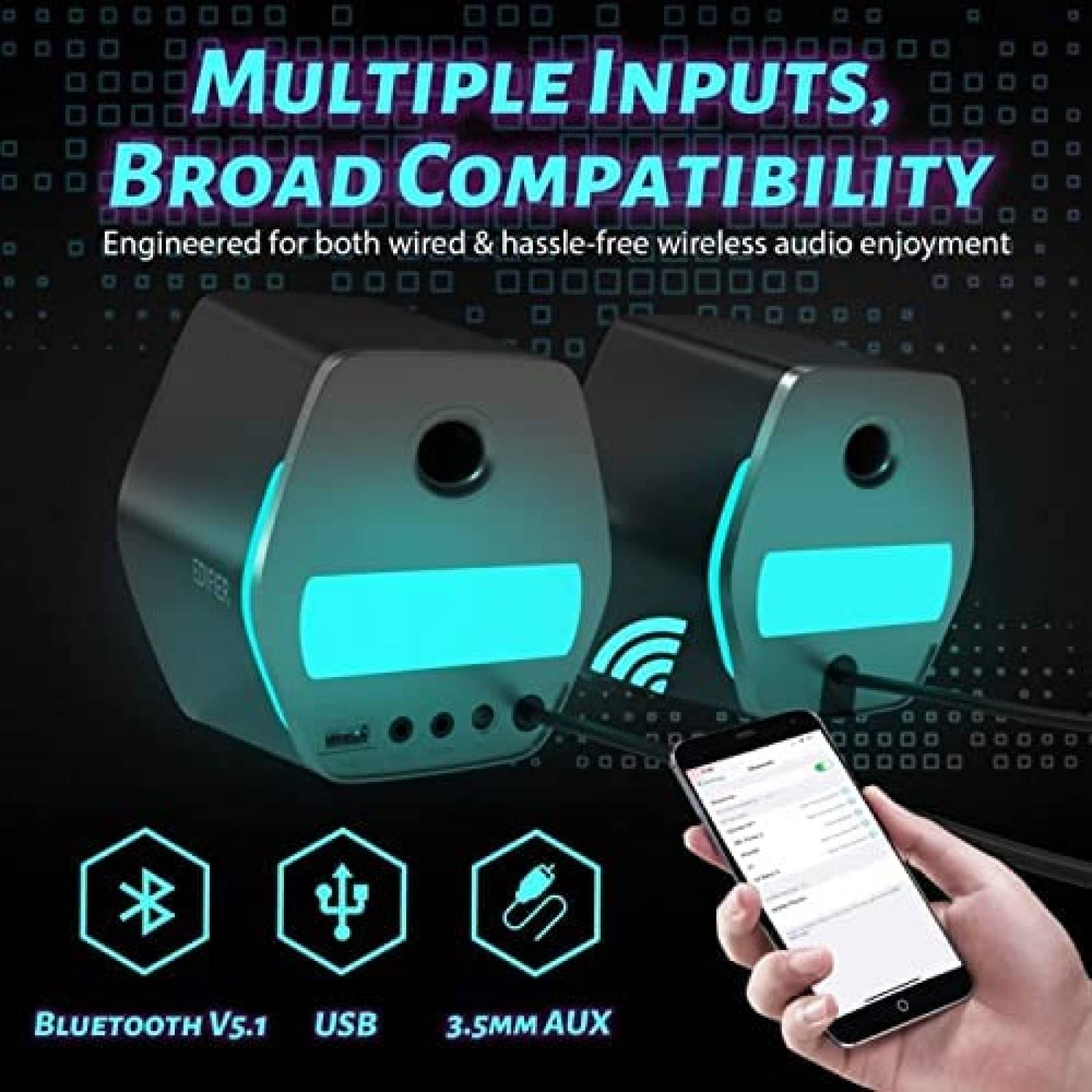 Bocinas Gaming Edifier G2000 Woofer Bluetooth para PC Laptop