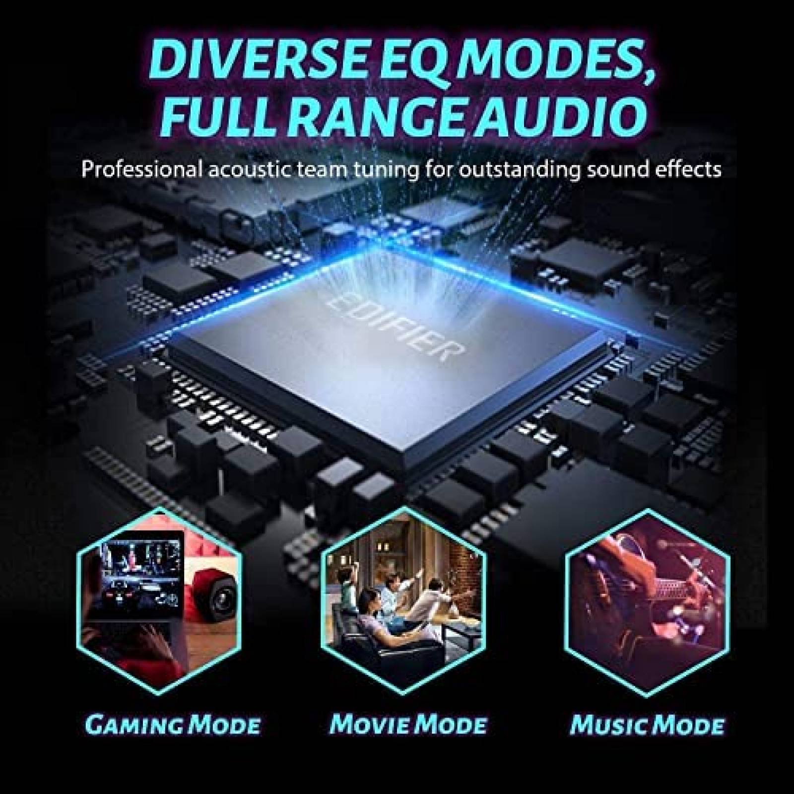 Bocinas Gaming Edifier G2000 Woofer Bluetooth para PC Laptop