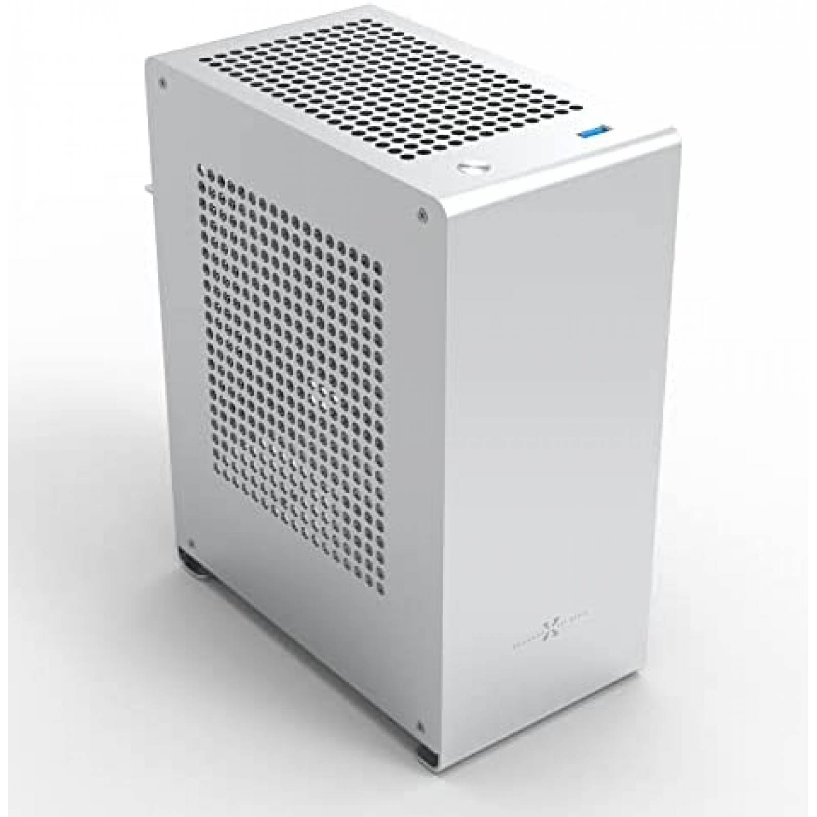 Gabinete PC ZZEW Resistente Pequeño Aluminio -Blanco