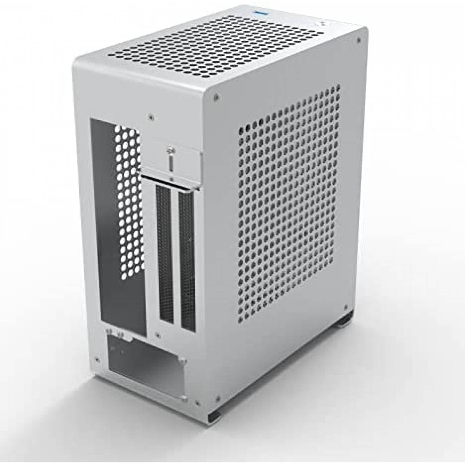 Gabinete PC ZZEW Resistente Pequeño Aluminio -Blanco