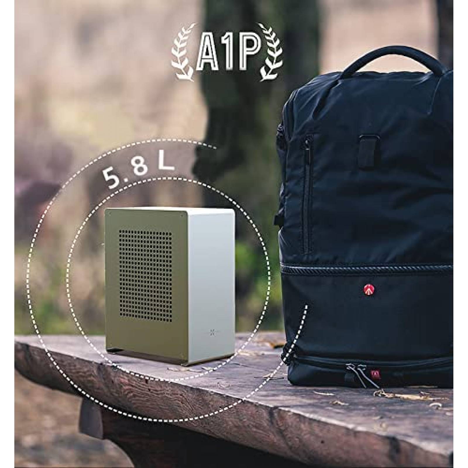 Gabinete PC ZZEW Resistente Pequeño Aluminio -Blanco