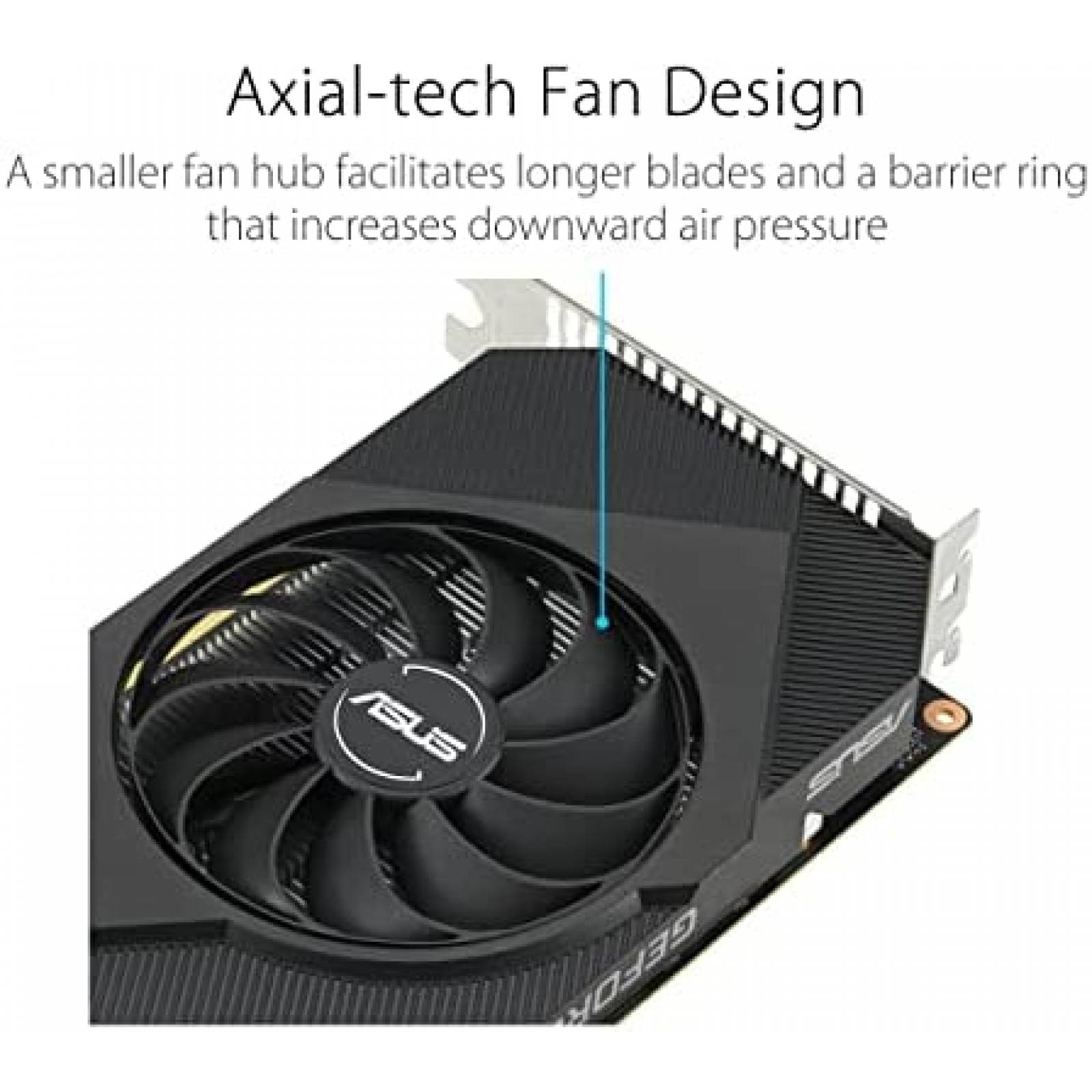 Tarjeta Grafica ASUS Phoenix NVIDIA GeForce GTX 1630 4GB