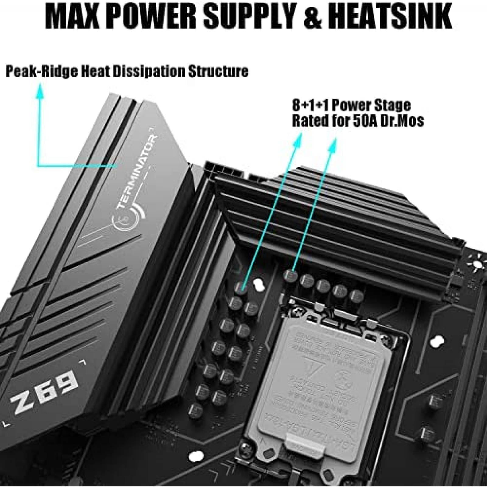 Tarjeta Madre CPU MAXSUN Intel Core DDR4, PCIe 4 Negro