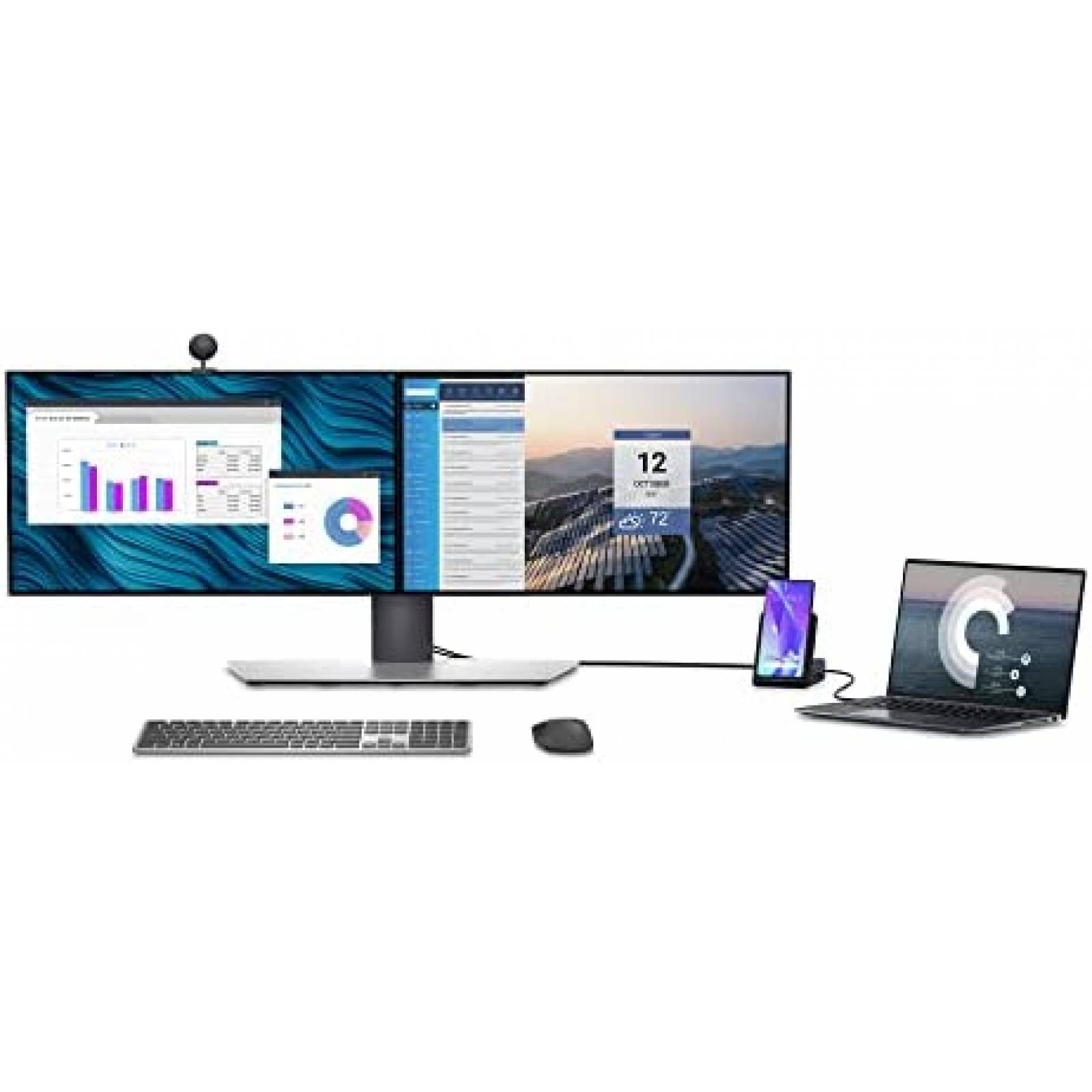 Docking Station Dell HD22Q HDMI DP LAN Soporte Celular -N