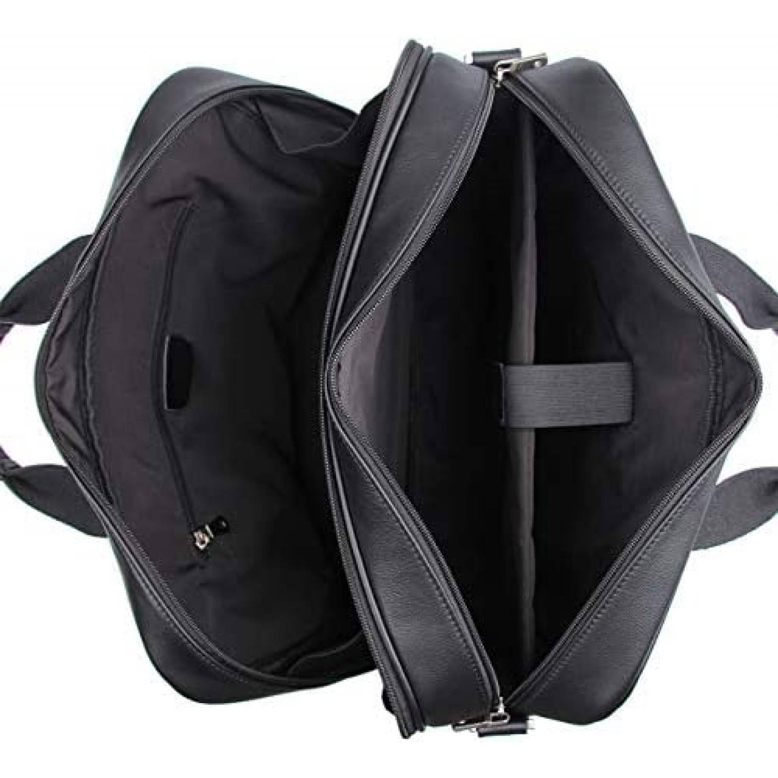 Maletin para Laptop Polare de Piel hasta 15.6'' -Negro